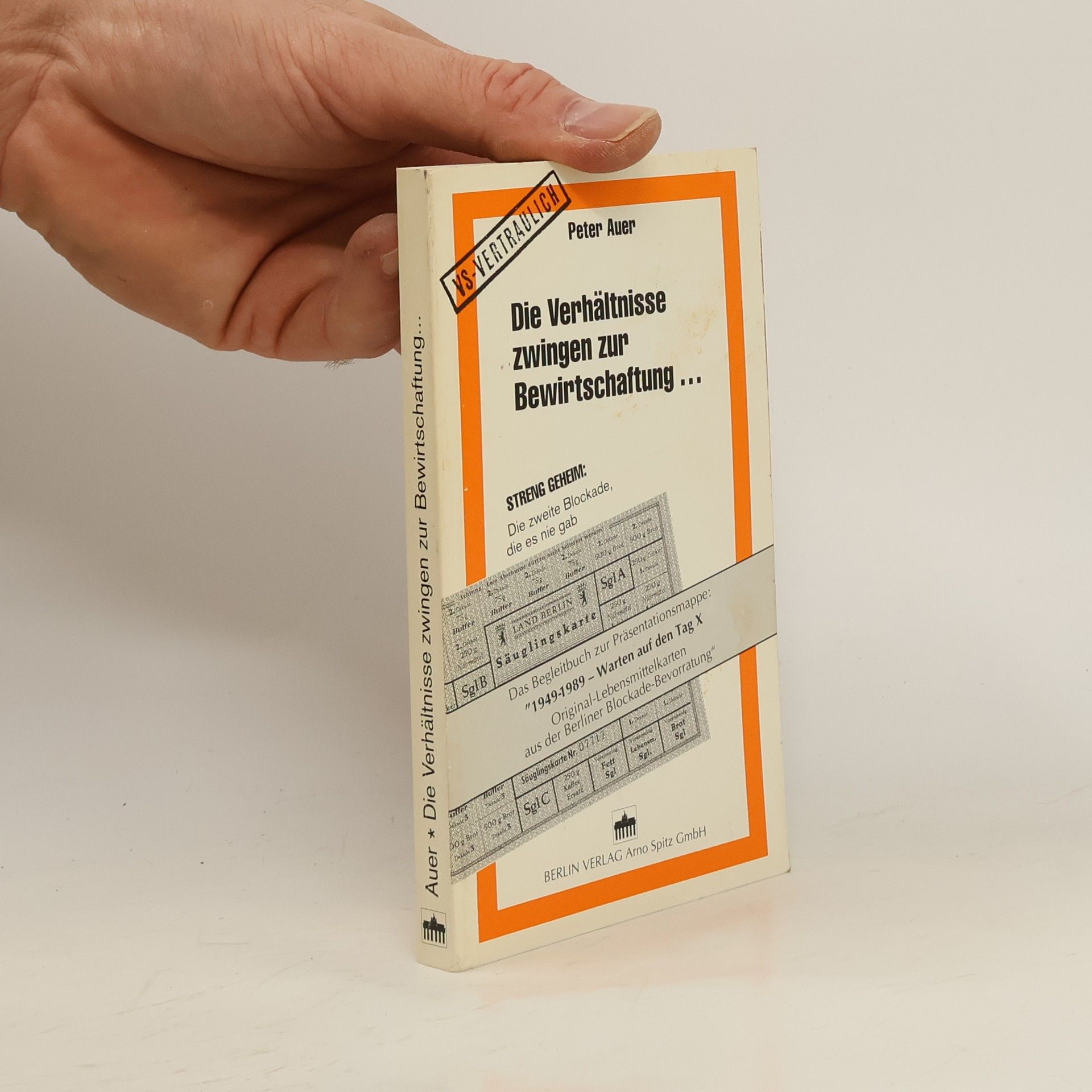 Peter Auer Die Verhältnisse zwingen zur Bewirtschaftung...