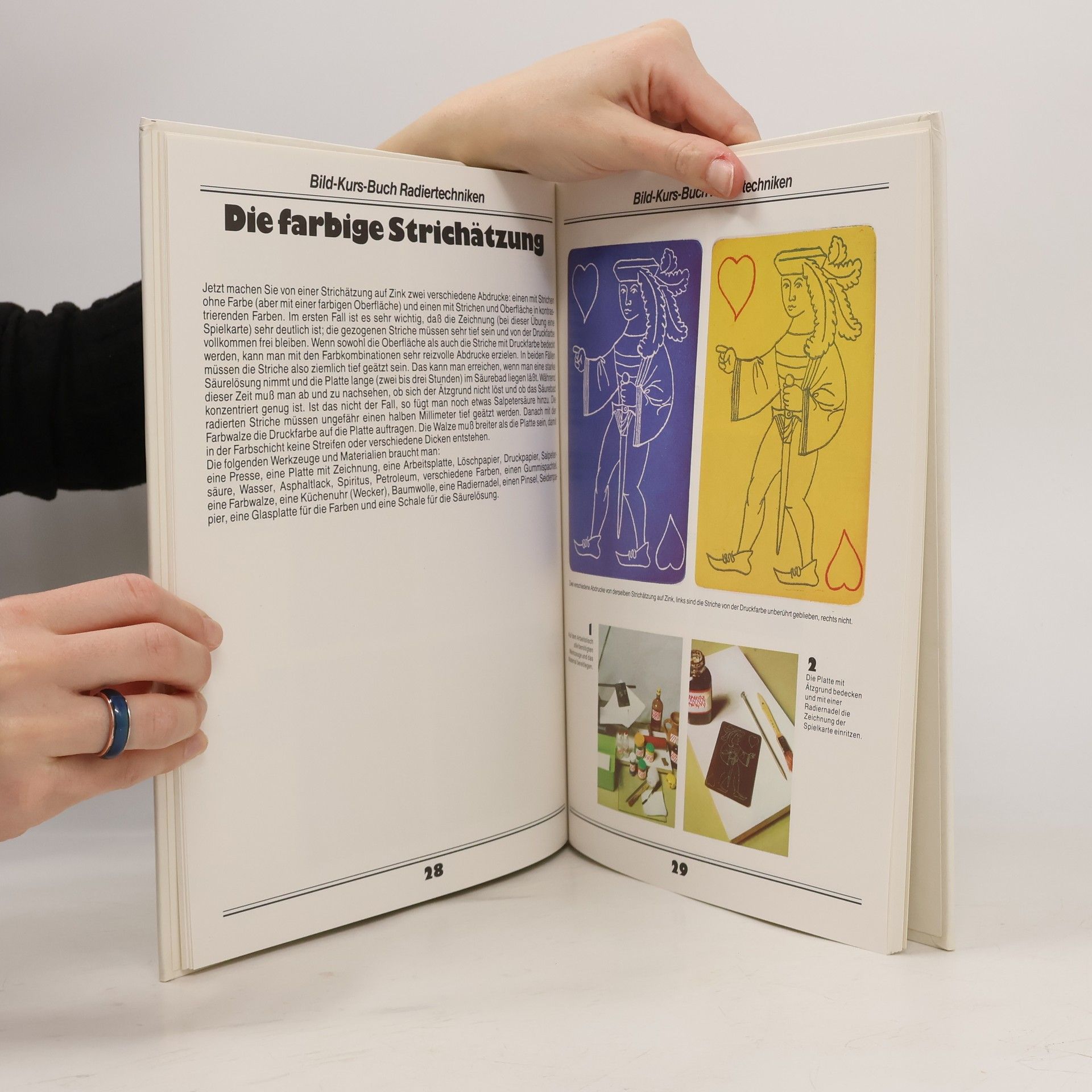 Helga Reuter Bild-Kurs-Buch Radiertechniken