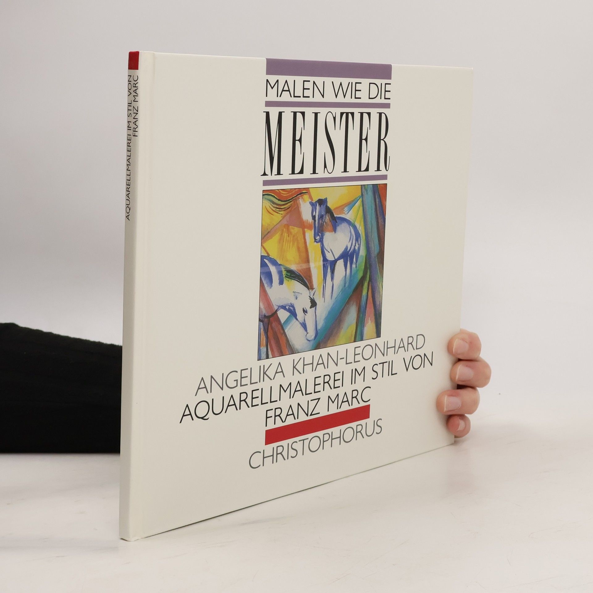 Angelika Khan-Leonhard Aquarellmalerei im Stil von Franz Marc