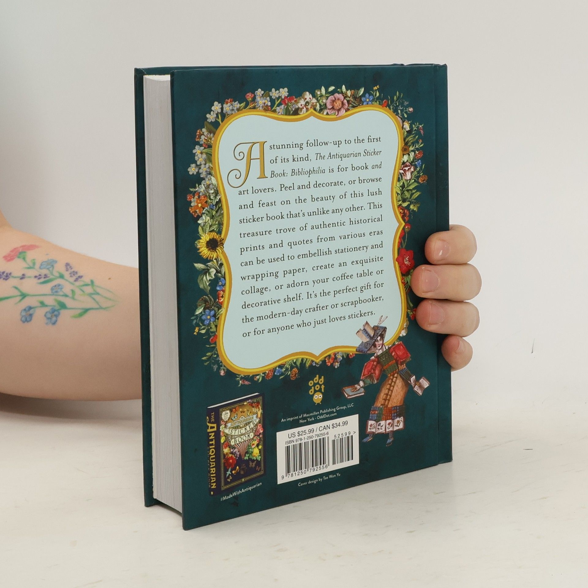 Macmillan USA The Antiquarian Sticker Book: Bibliophilia
