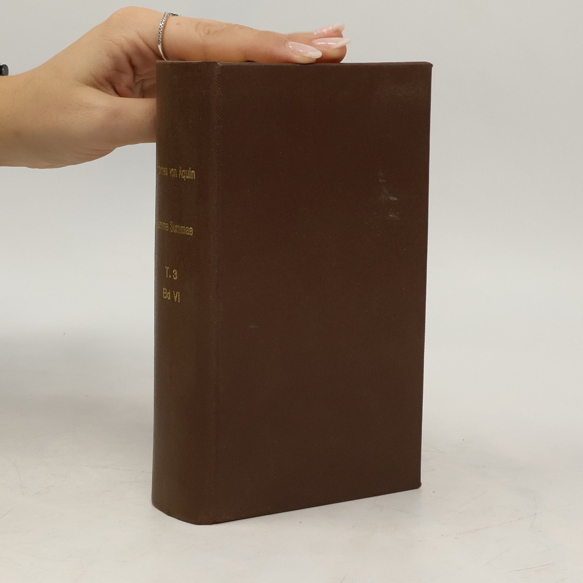 R. P. Charles-René Billuart Summa Summæ S. Thomæ, sive Compendium Theologiæ VI