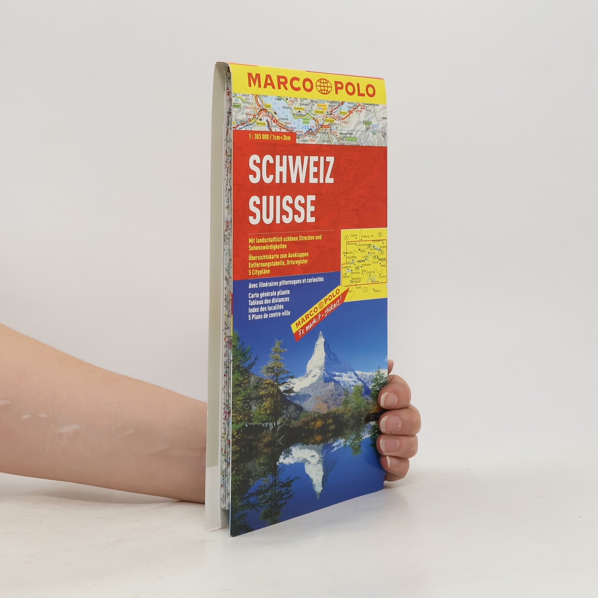 Kolektiv autorů Švýcarsko/mapa 1:303T md