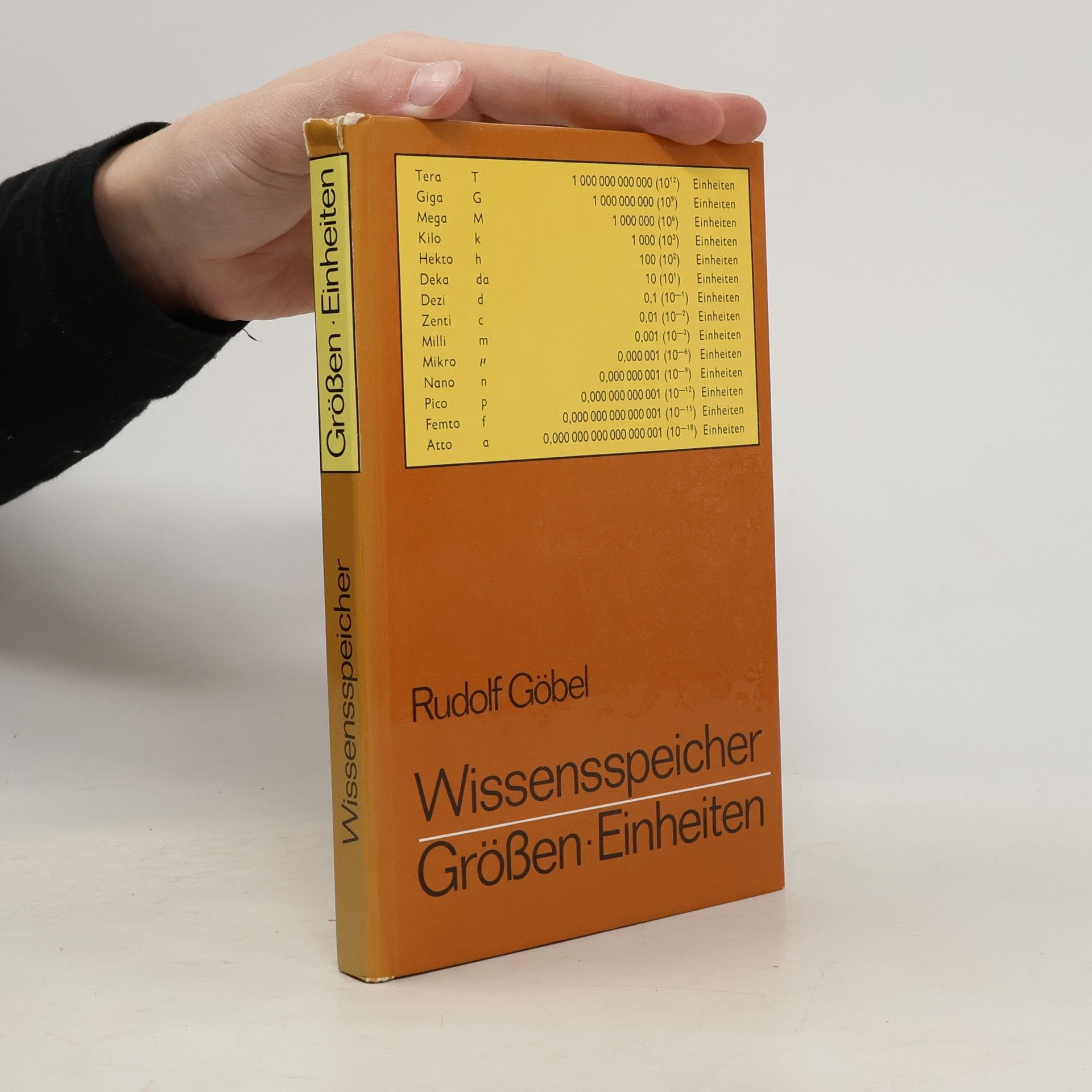 Rudolf Göbel Wissensspeicher. Größen. Einheiten