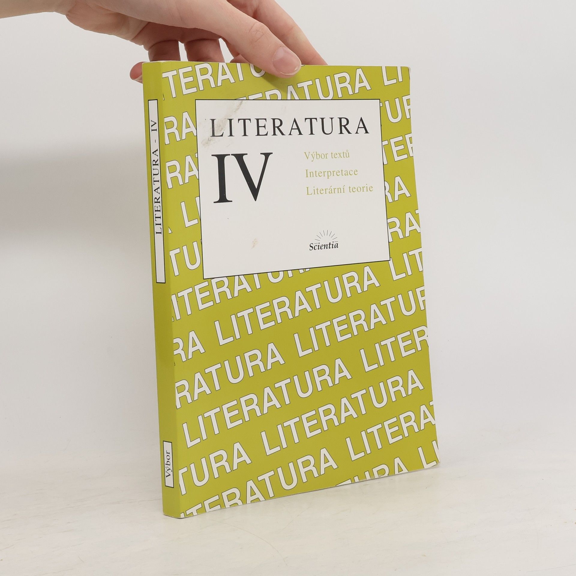 Bohuslav Hoffmann Literatura IV. Výbor textů, interpretace, literární teorie