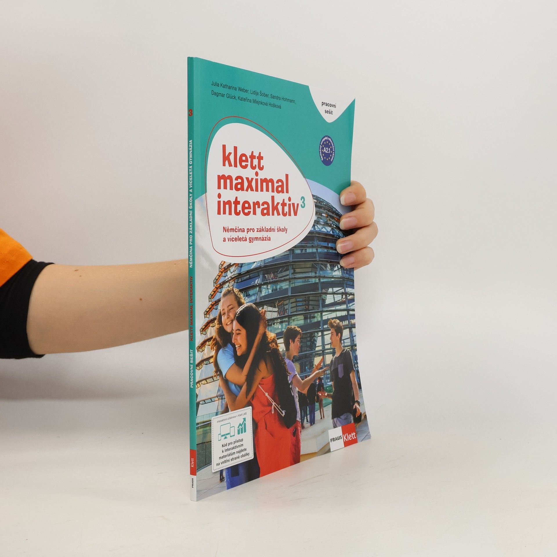 Kolektiv autorů Klett Maximal interaktiv 3 (A2.1) – pracovní sešit (barevný) s kódem