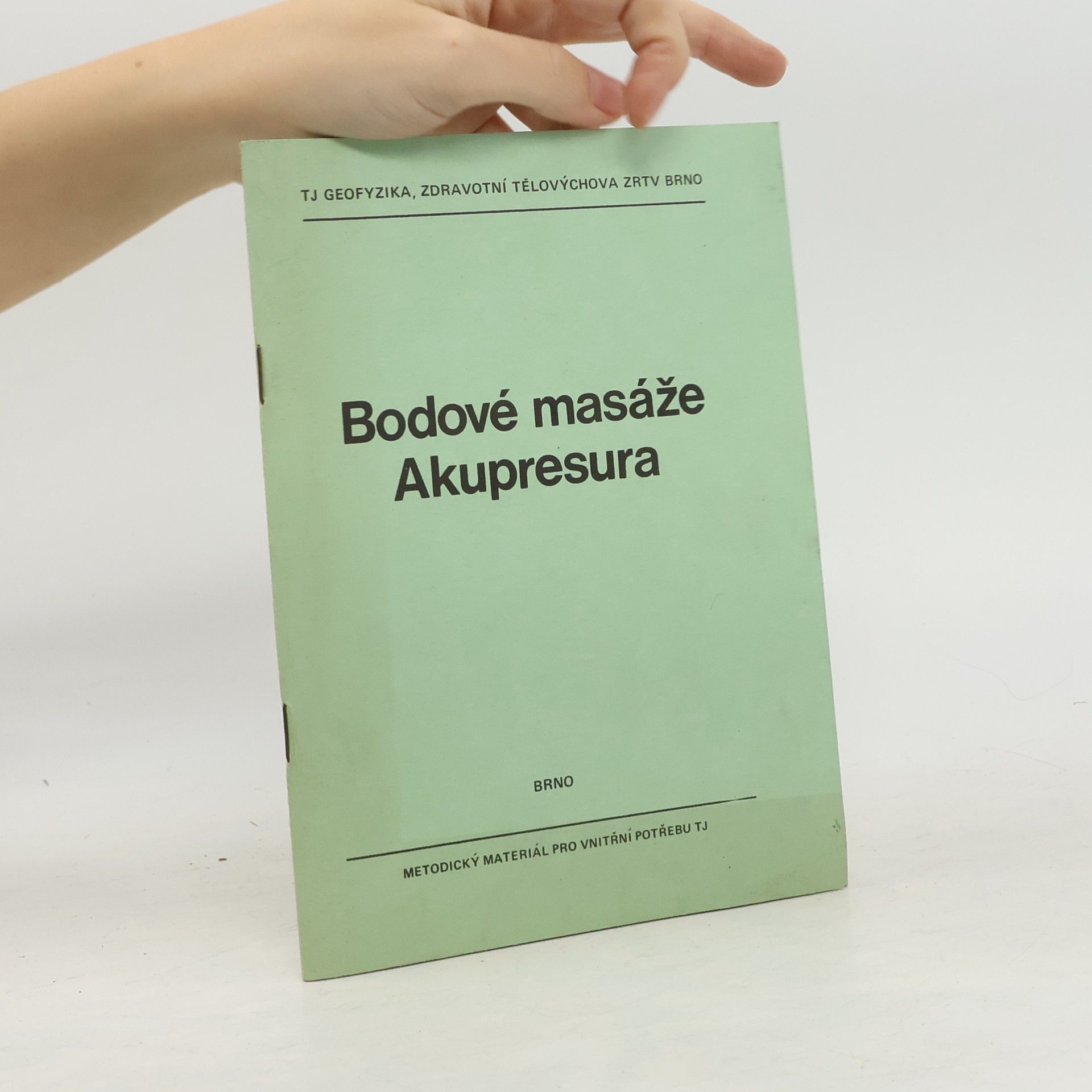 Mikulášjx Landa Bodové masáže. Akupresura. Metodický materiál