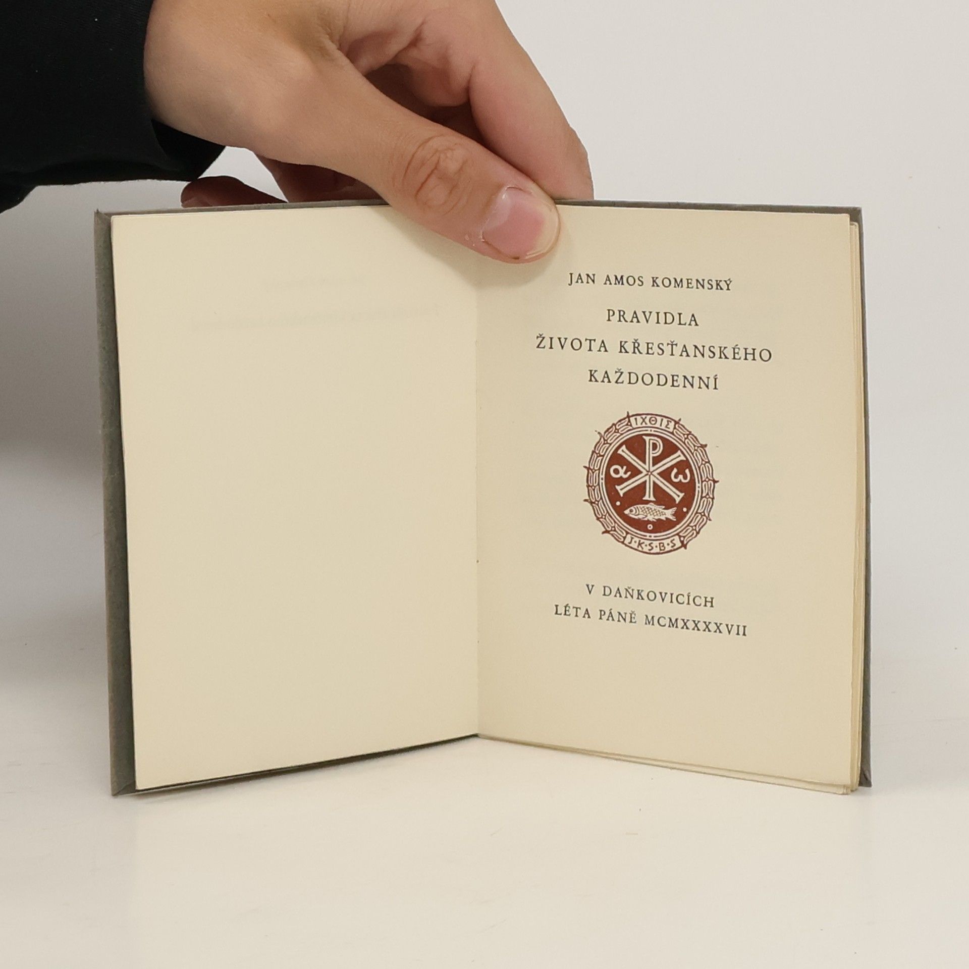 Jan Amos Komenský Pravidla života křesťanského každodenní