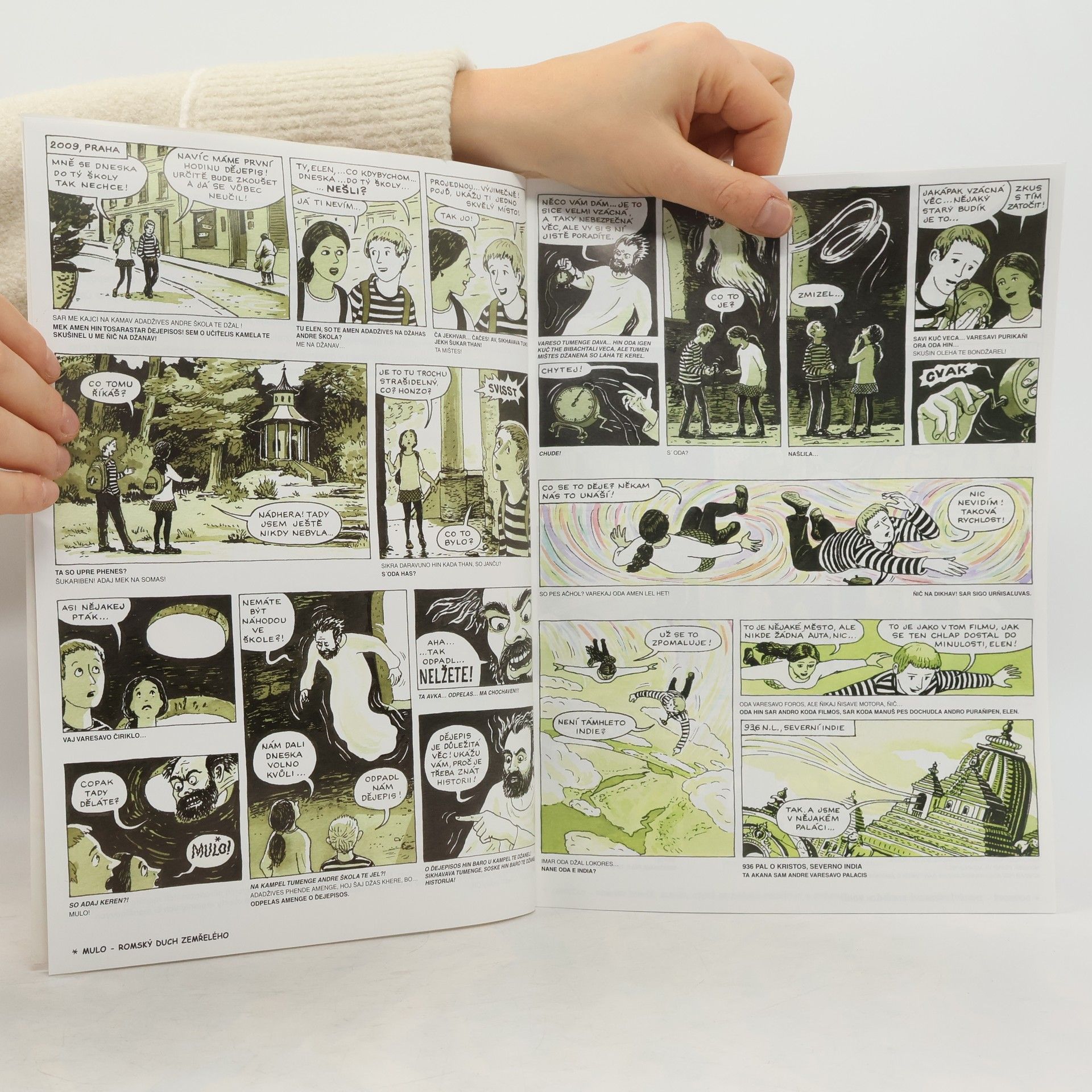 Barbora Šebová Drom. Komiks o Romské historii