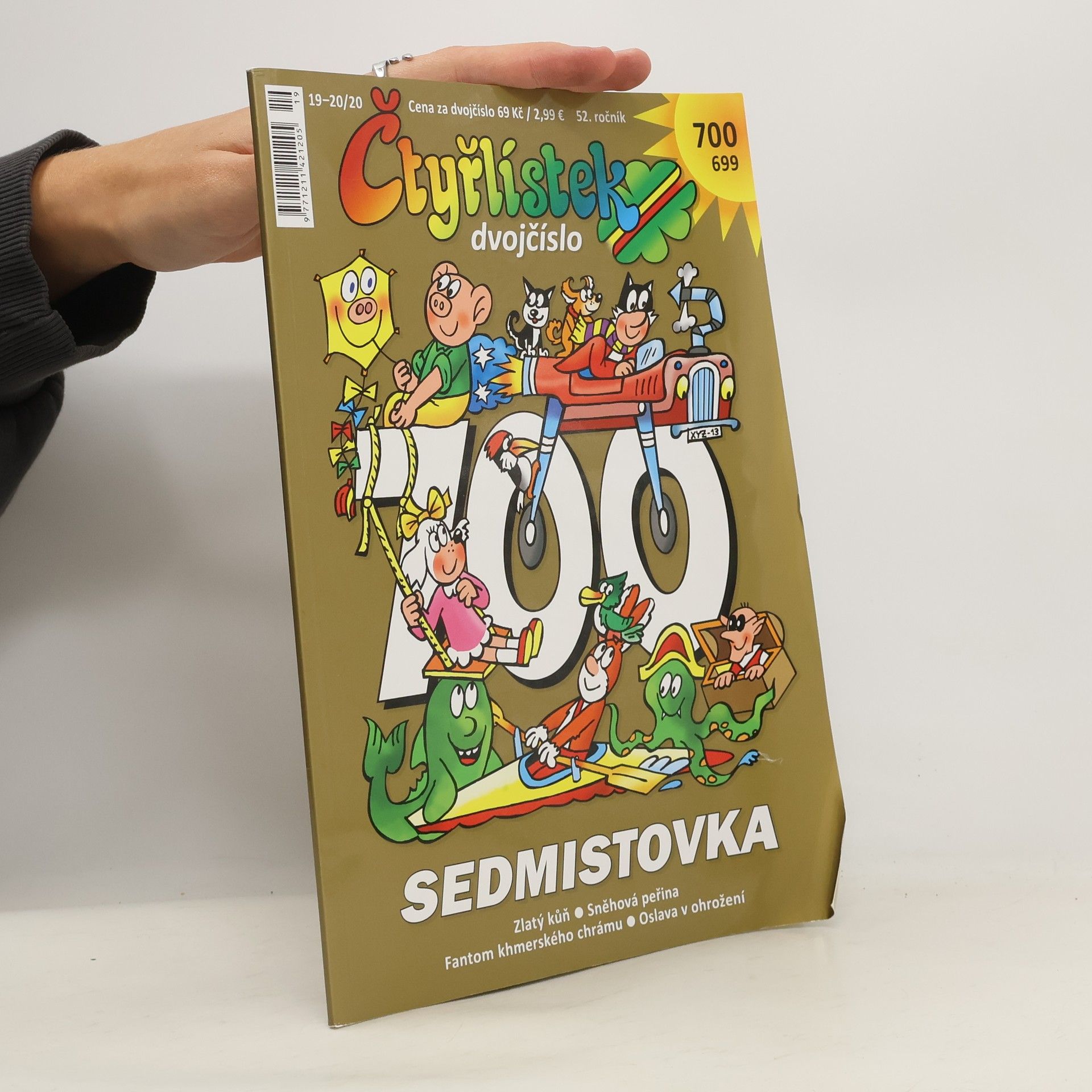 Kolektiv autorů Čtyřlístek dvojčíslo. 699-700