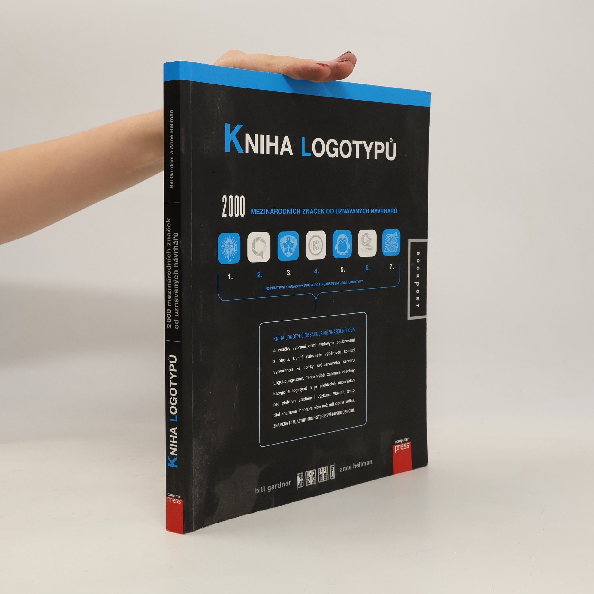 Kniha logotypů : 2000 mezinárodních značek od uznávaných návrhářů