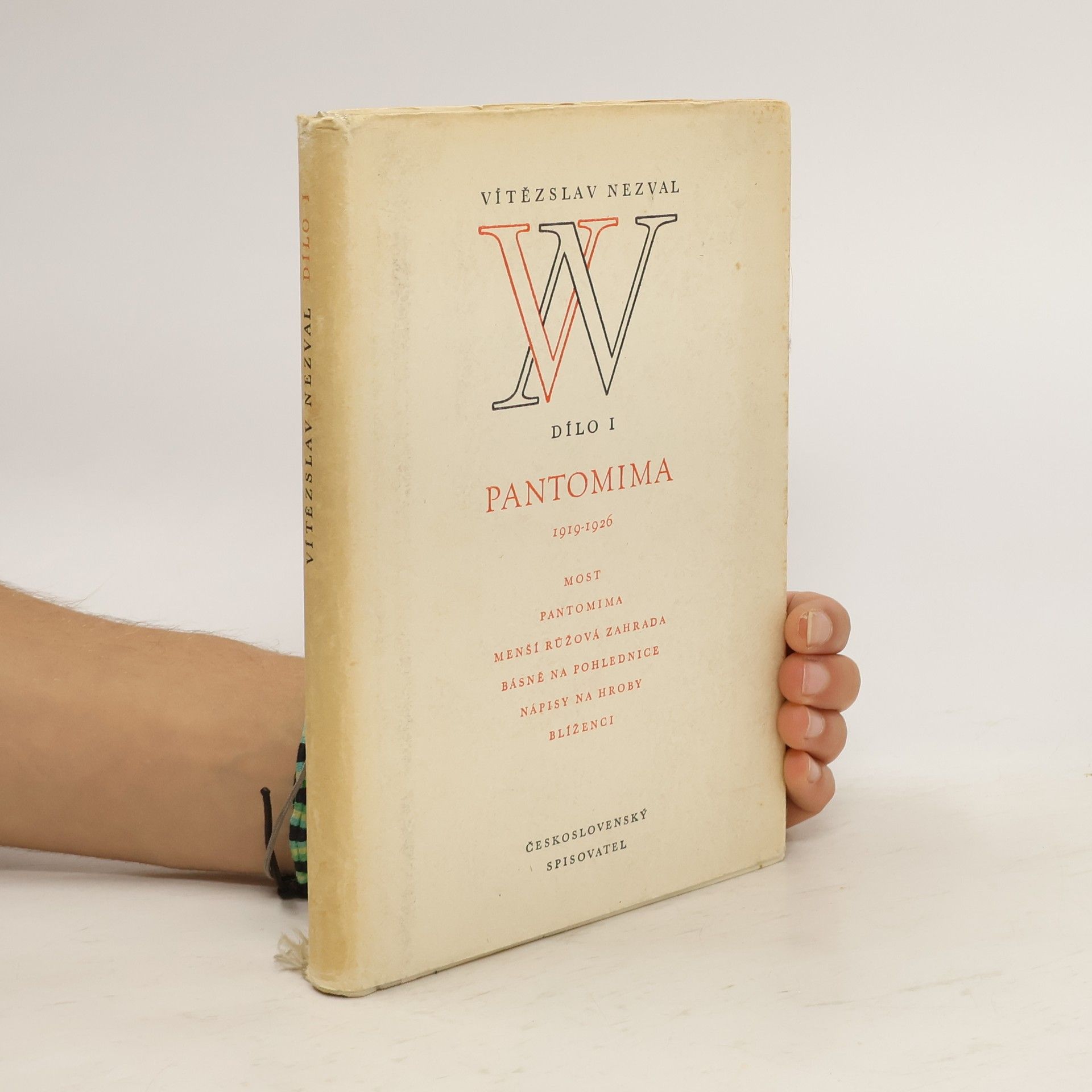 Vítězslav Nezval Dílo I. Pantomima