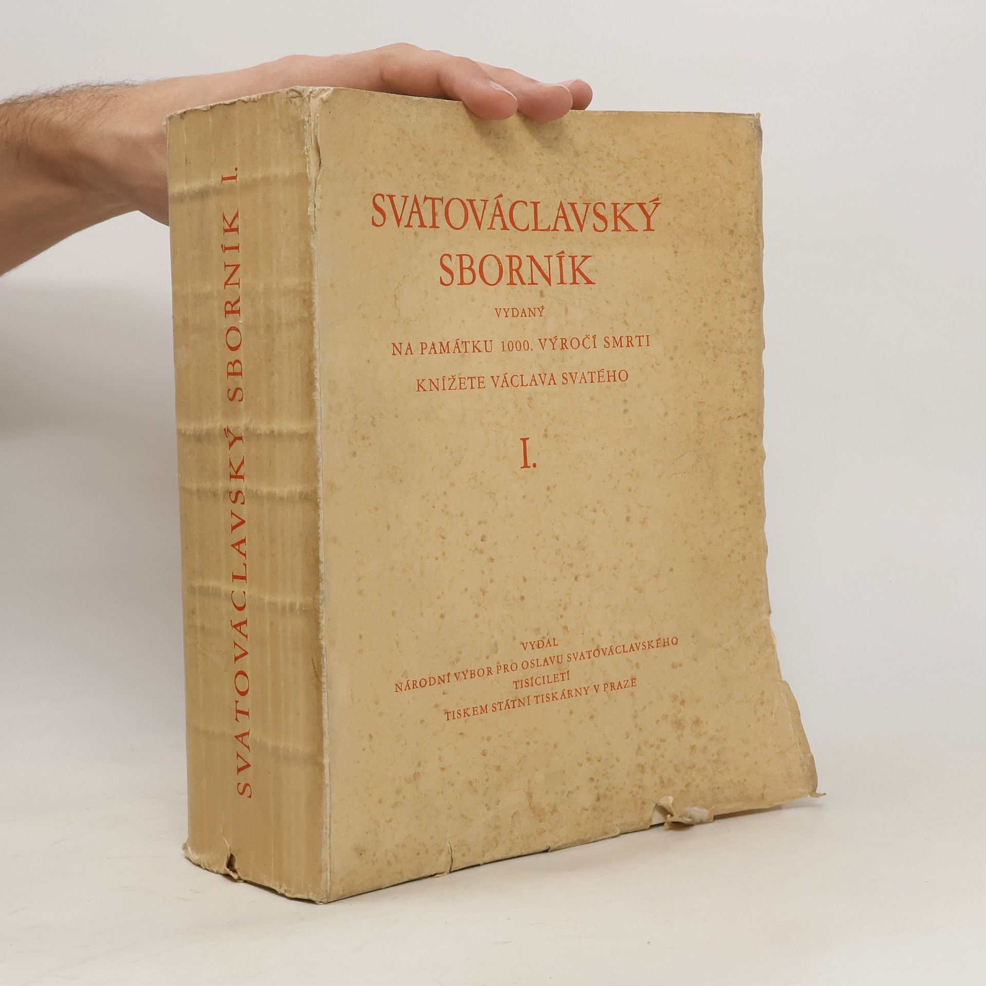 Auteurscollectief Svatováclavský sborník I. Na památku 1000. výročí smrti knížete Václava Svatého