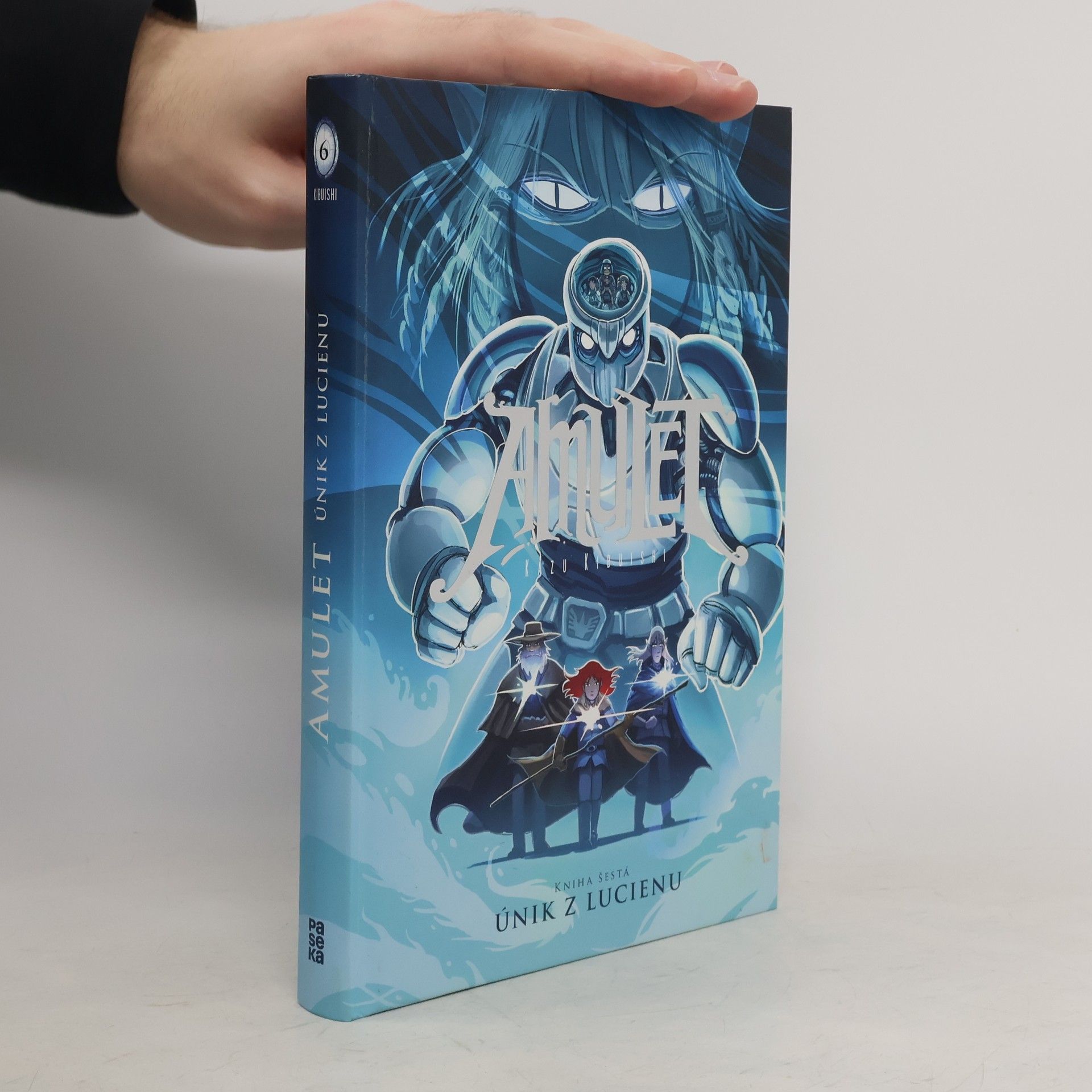 Kazu Kibuishi Amulet. Kniha šestá, Únik z Lucienu