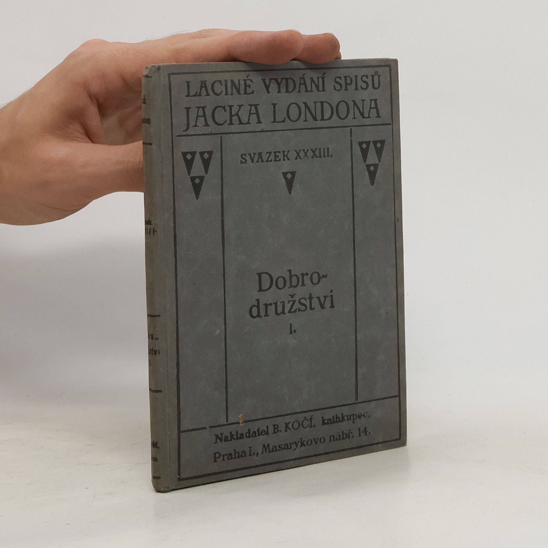 Jack London Dobrodružství. Román z jižních moří I.