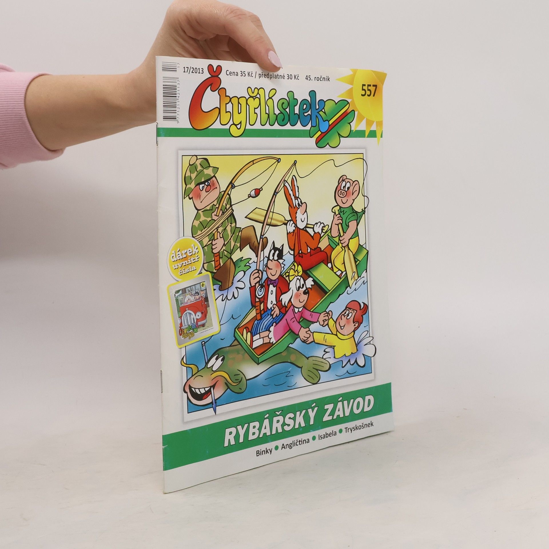 Collectif d'auteurs Čtyřlístek 557. 17/2013. Rybářský závod