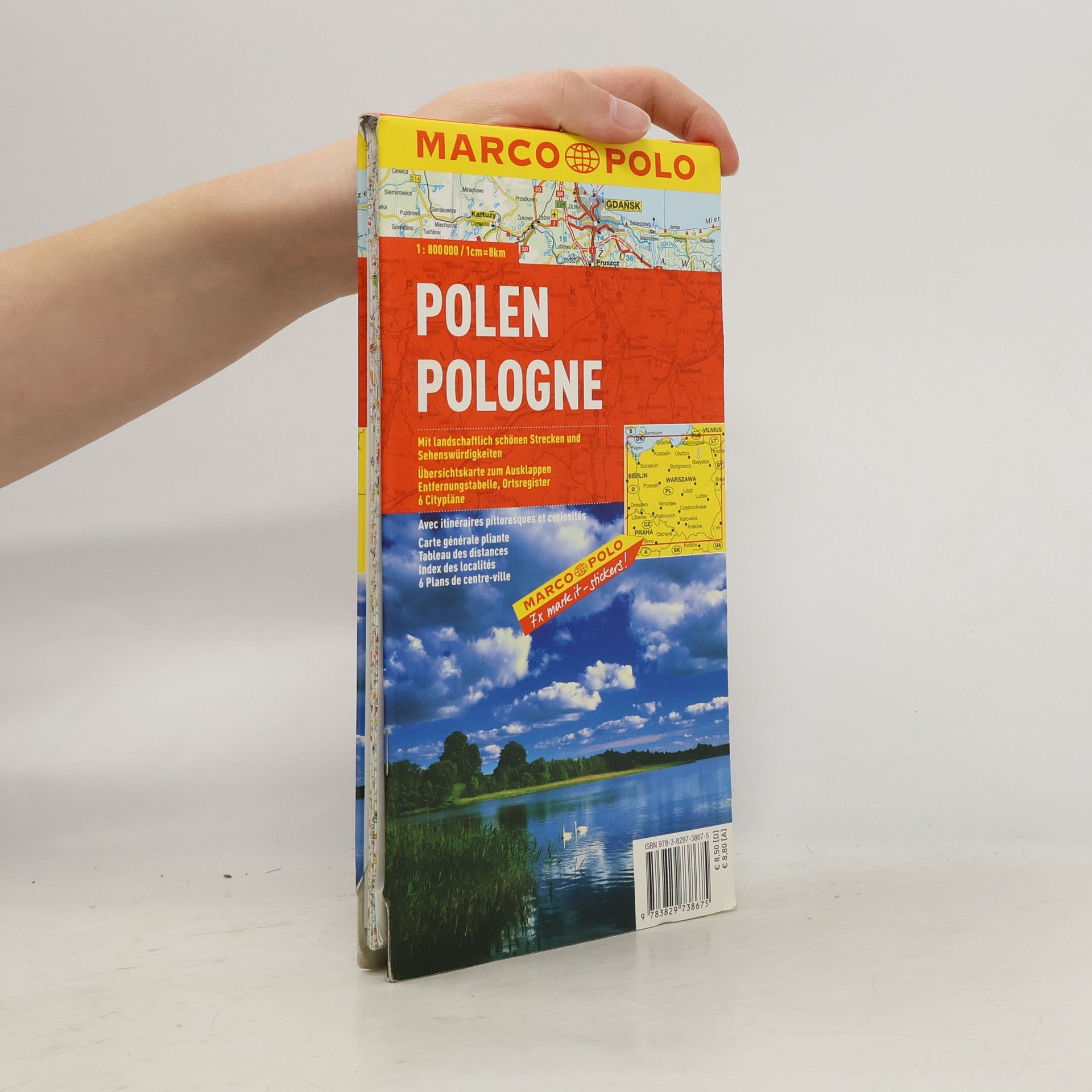 Autorenkollektiv Polsko/mapa 1:800T MD