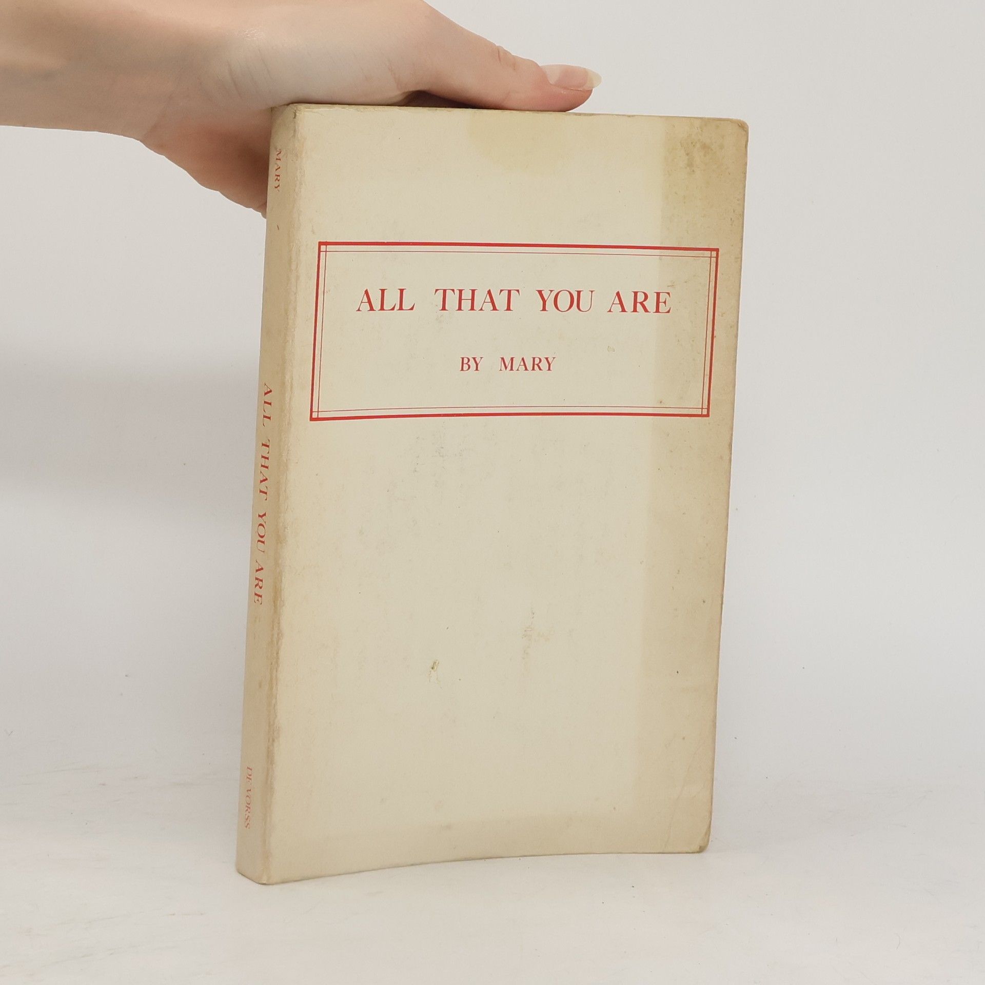 Autores varios All That You Are By Mary