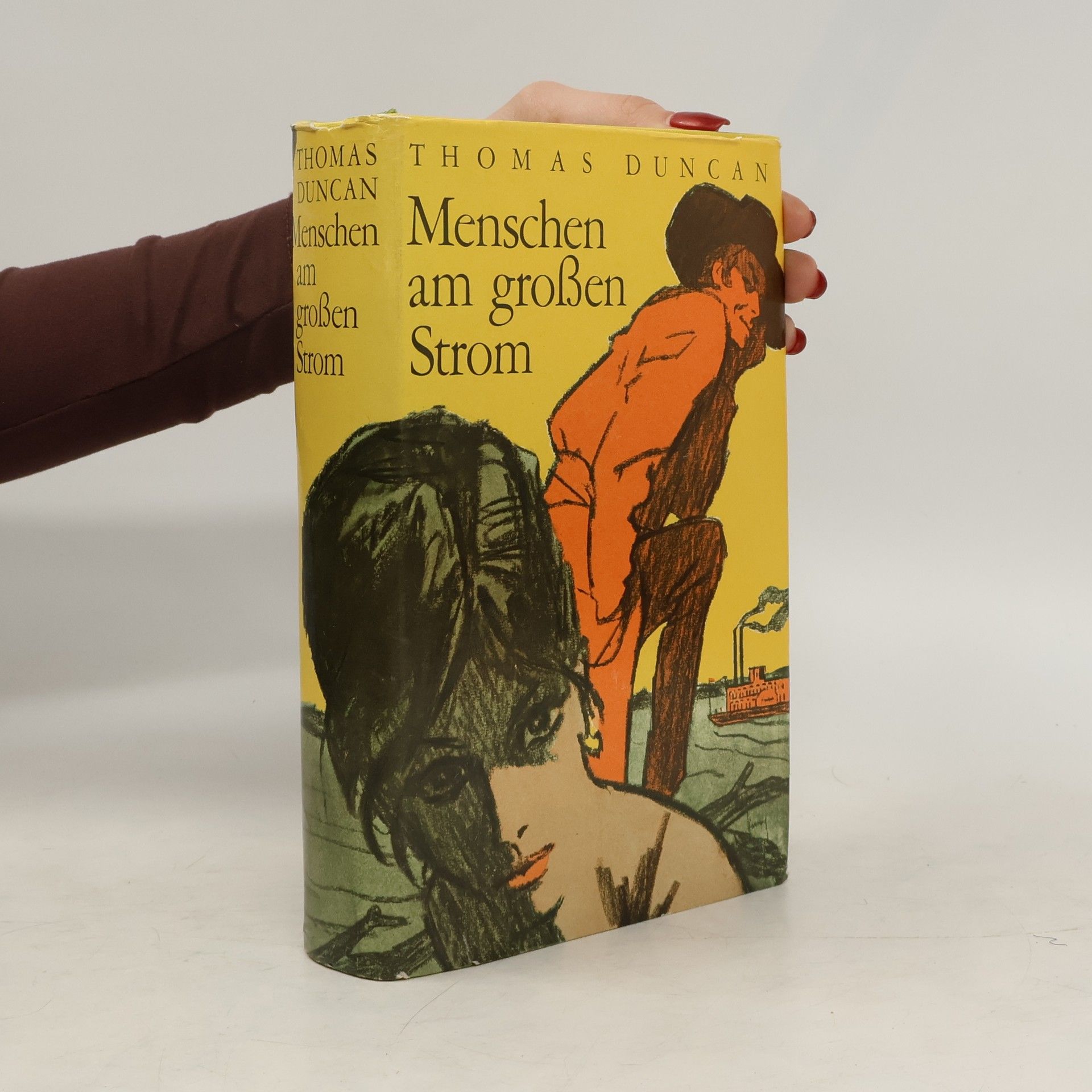 Menschen am großen Strom