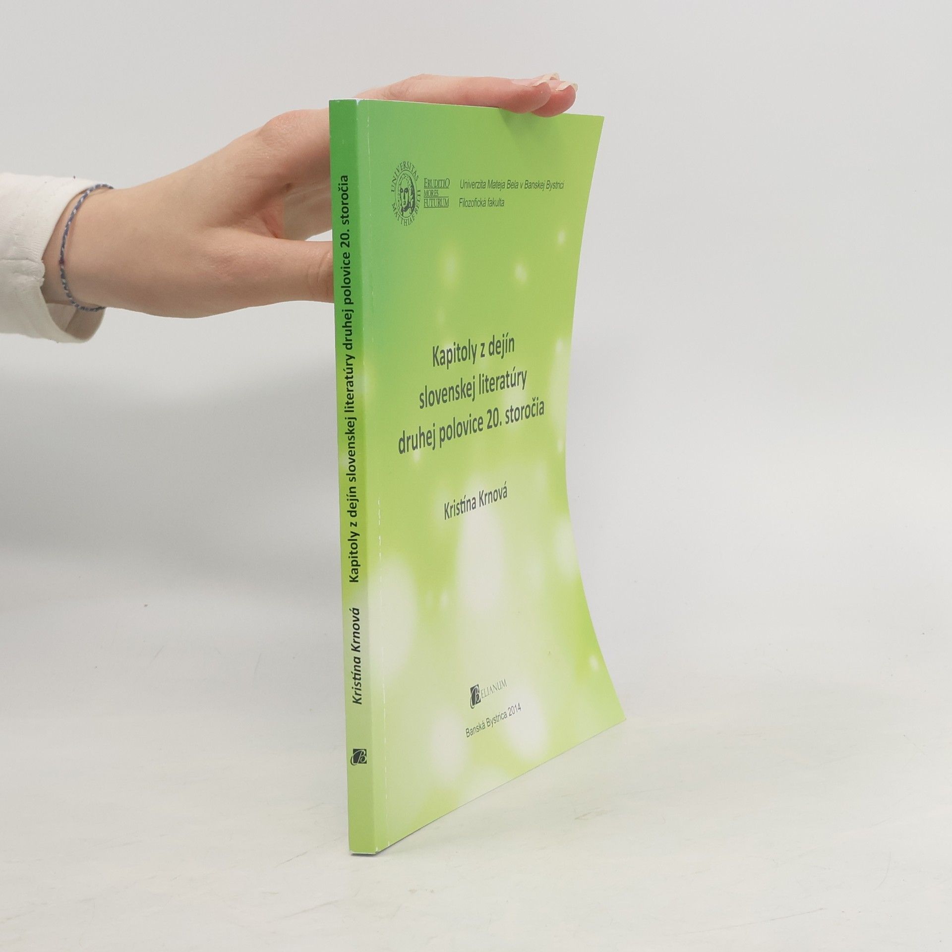 Kristína Krnová Kapitoly z dejín slovenskej literatúry druhej polovice 20. storočia