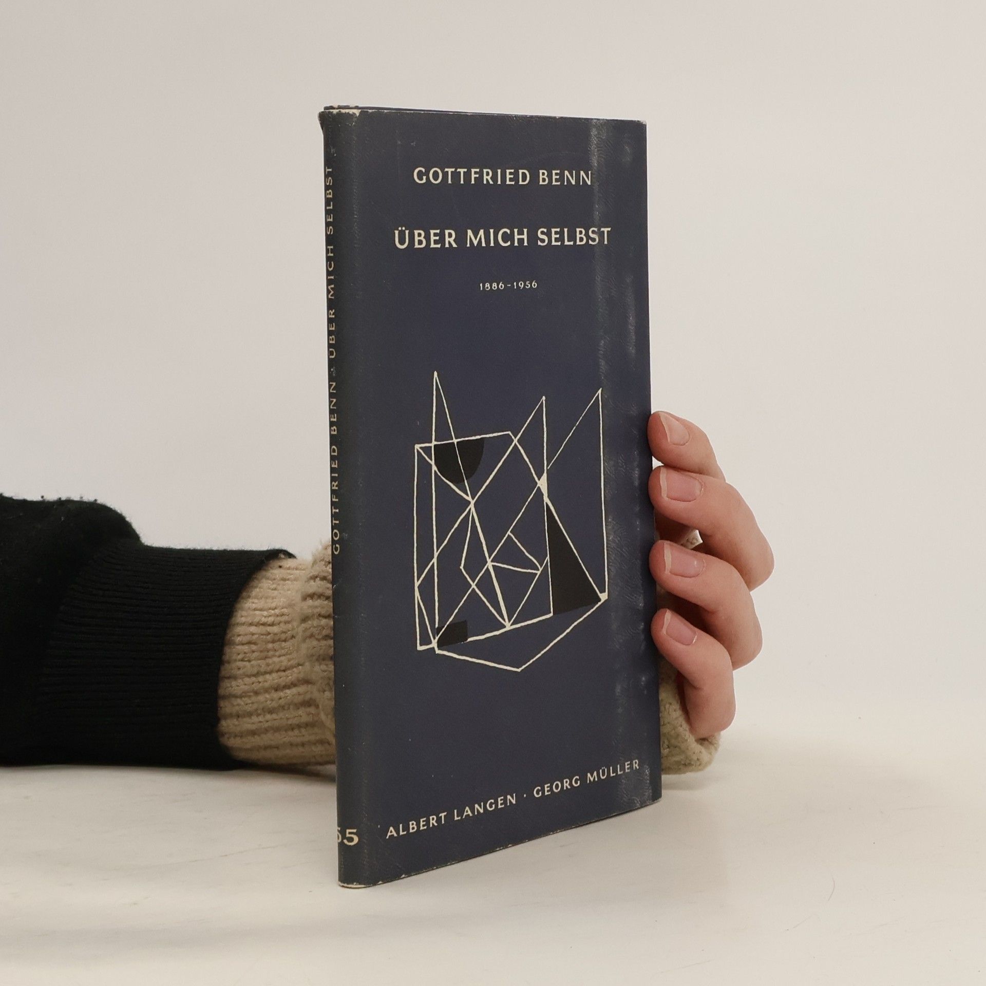 Gottfried Benn Über mich selbst 1886-1956