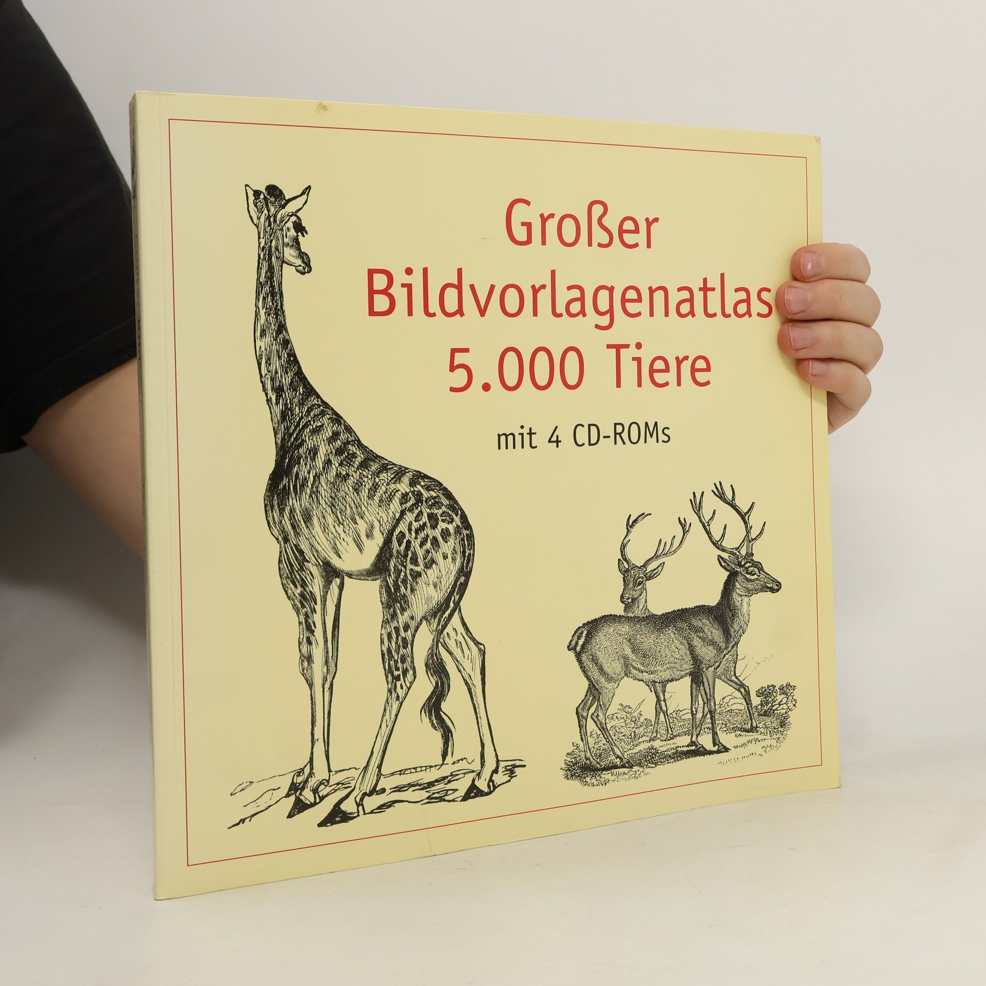 Autores varios Großer Bildvorlagenatlas 5.000 Tiere mid 4 CD-ROMs