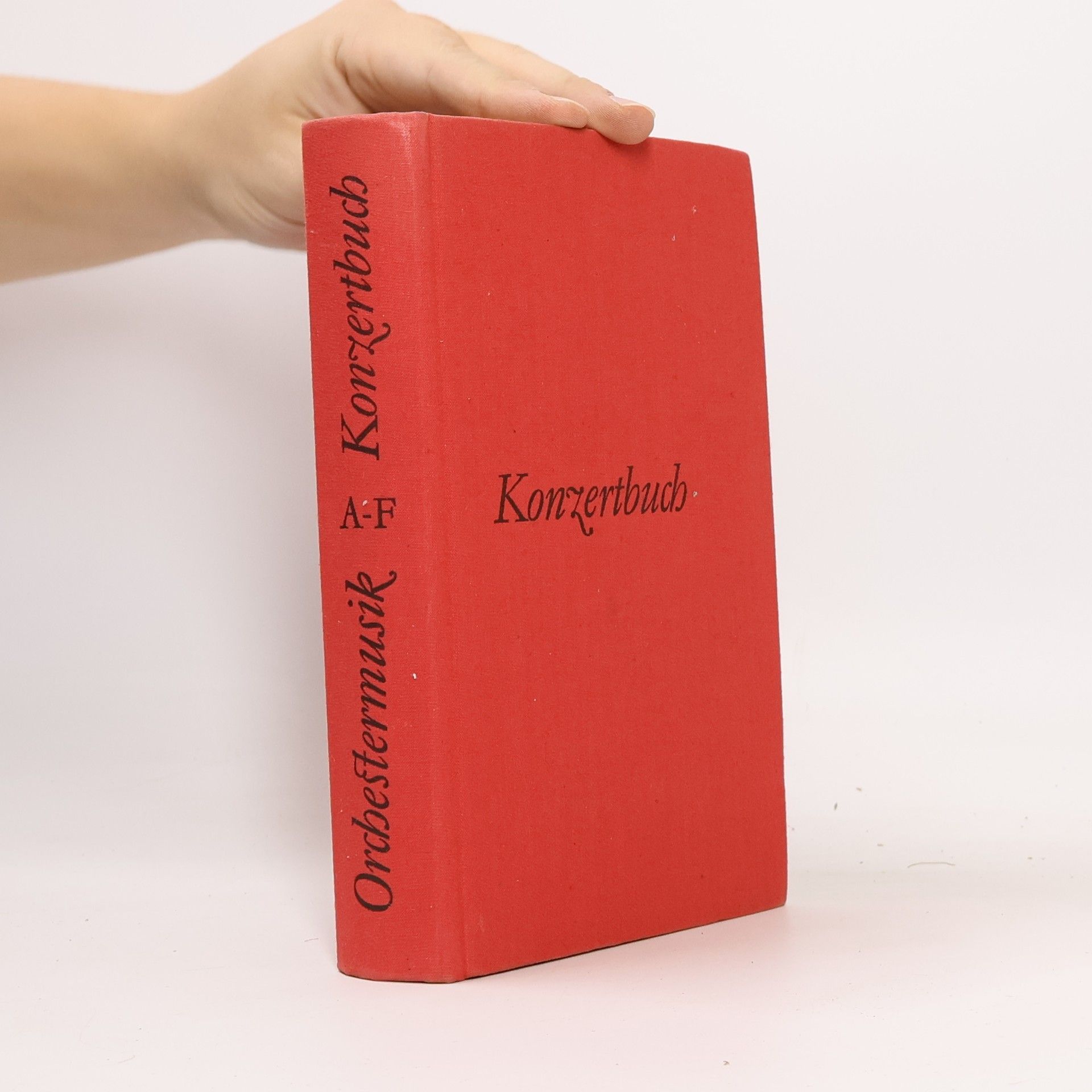 Hansjürgen Schaefer Orchestermusik. Konzertbuch A-F