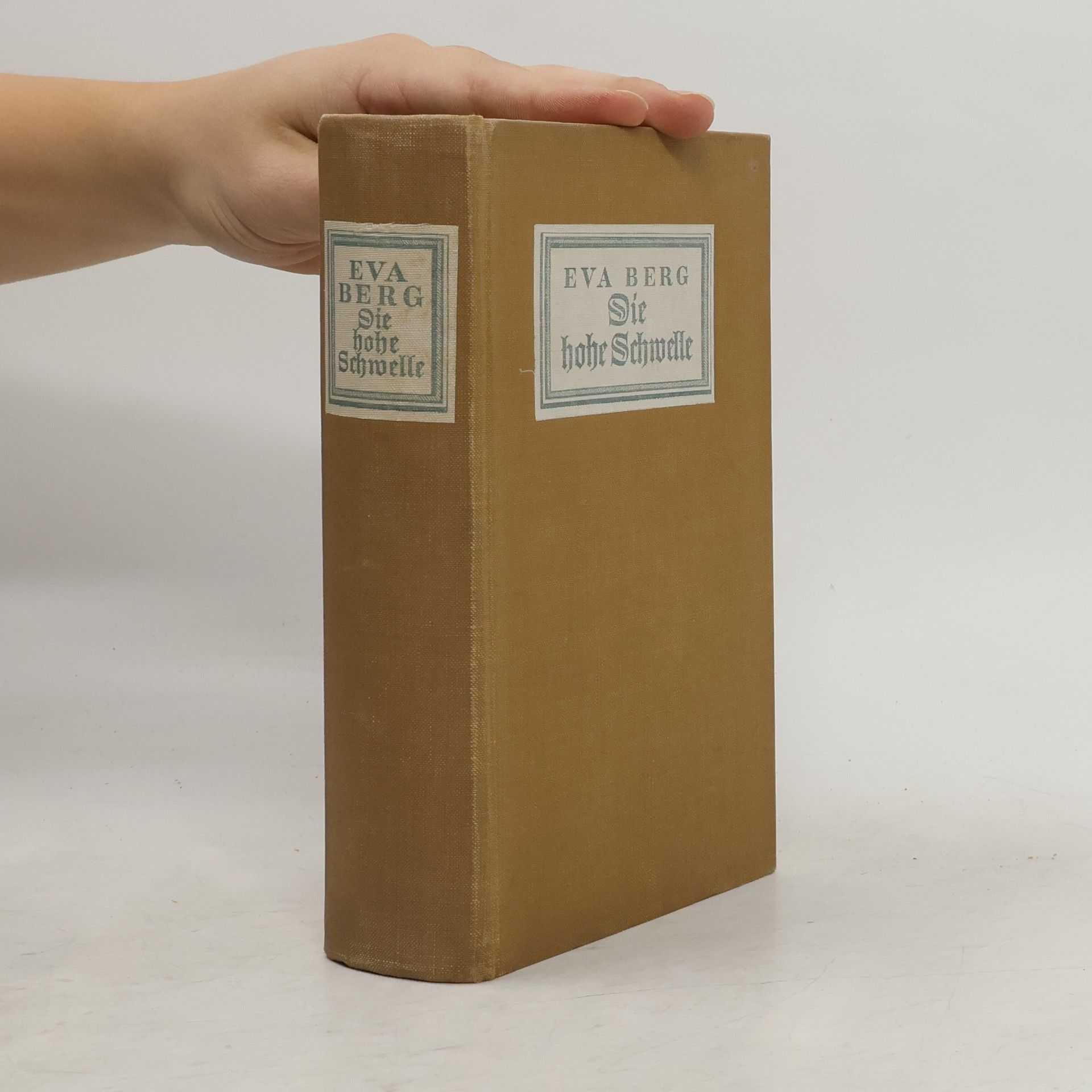 Eva Berg Die hohe Schwelle