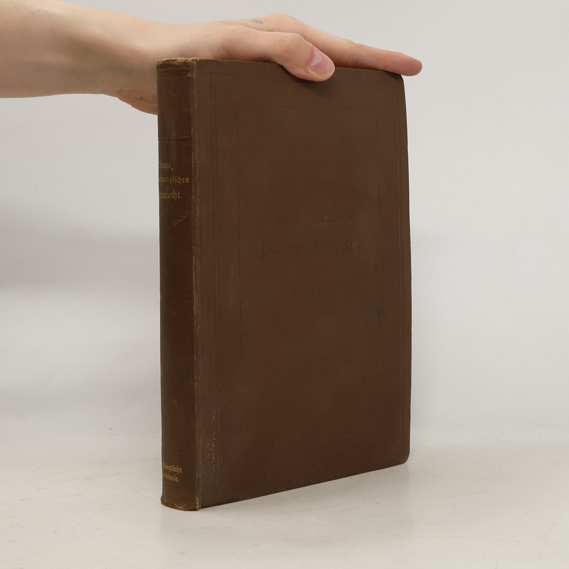 A. Hampe Das particulare Braunschweigische Privatrecht