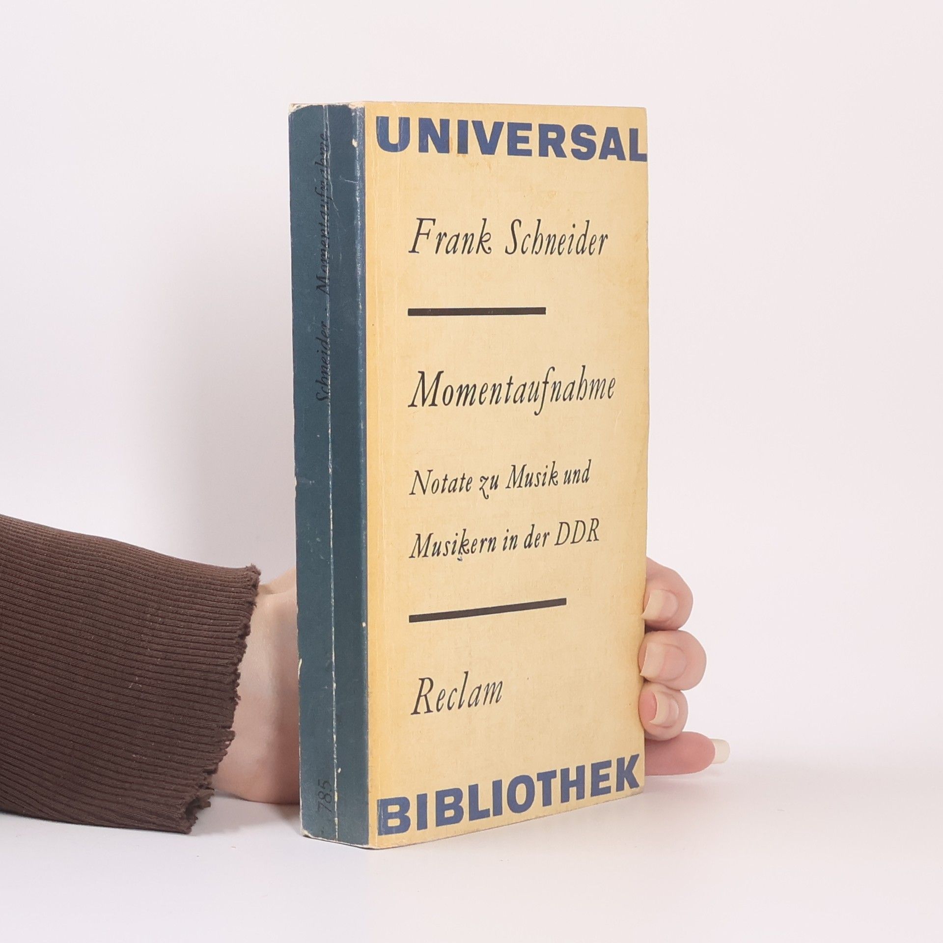 Frank Schneider Momentaufnahme