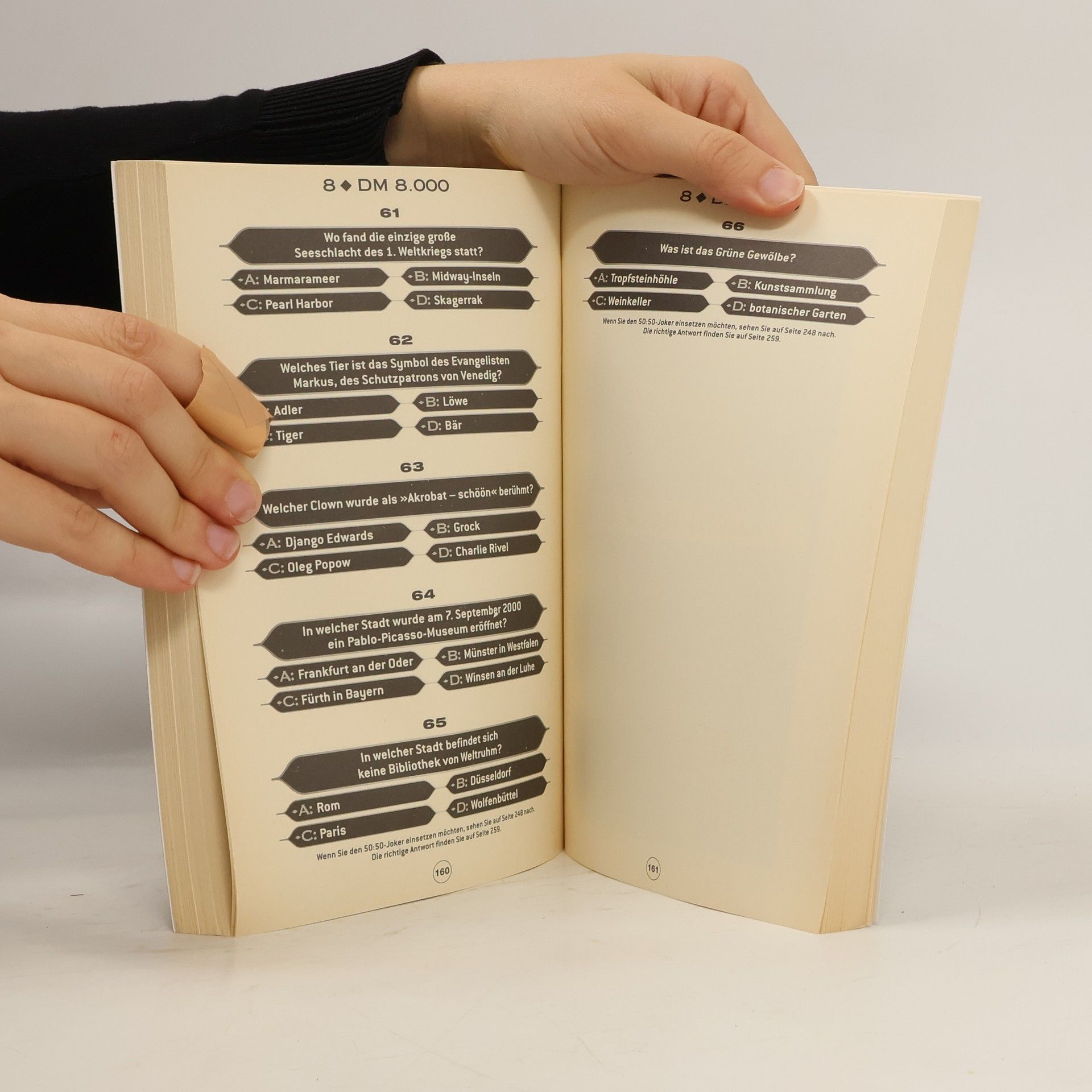 Wer wird Millionär - das Quizbuch