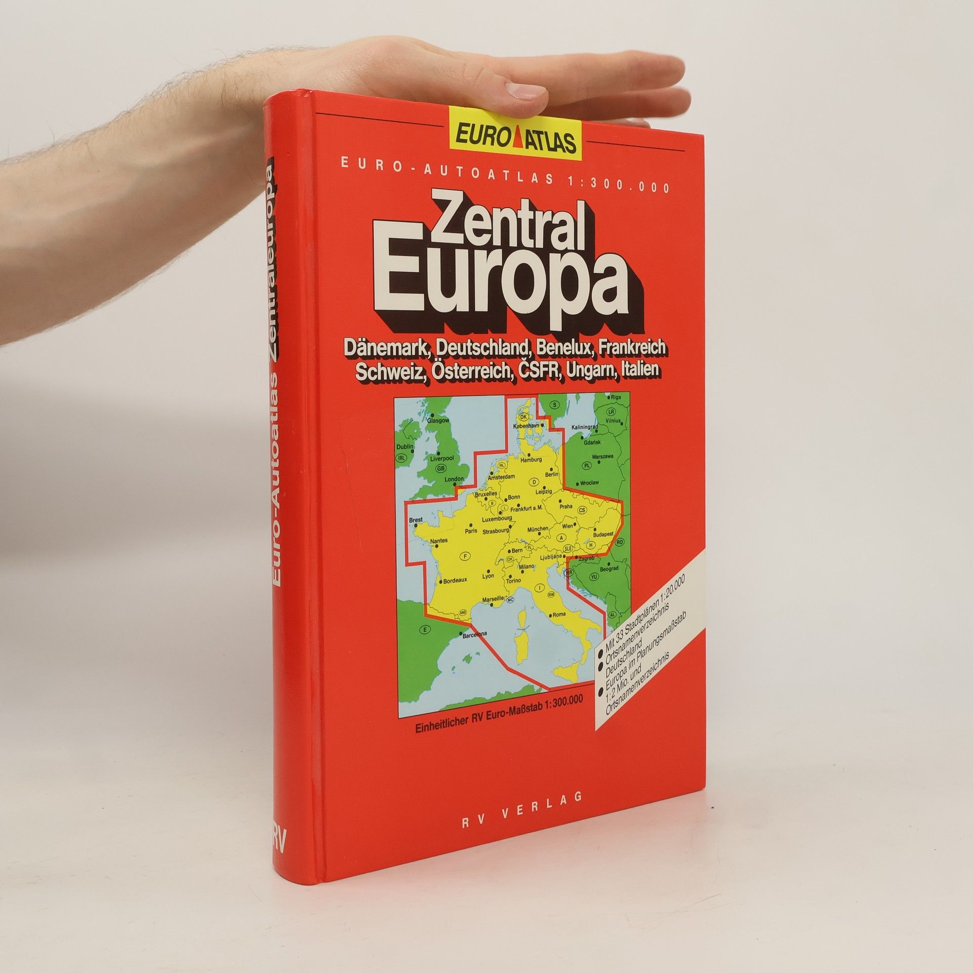 Autorenkollektiv Euro-Autoatlas : Zentraleuropa