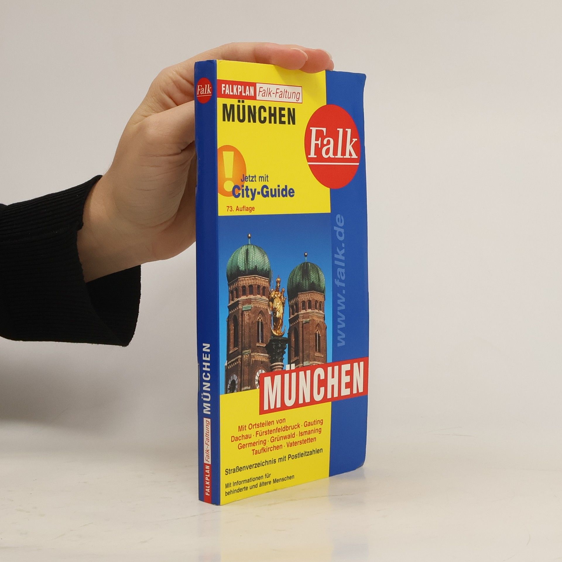 Collectif d'auteurs Falk Falkplan Falkfaltung München mit Ortsteilen von Dachau, Fürstenfeldbruck