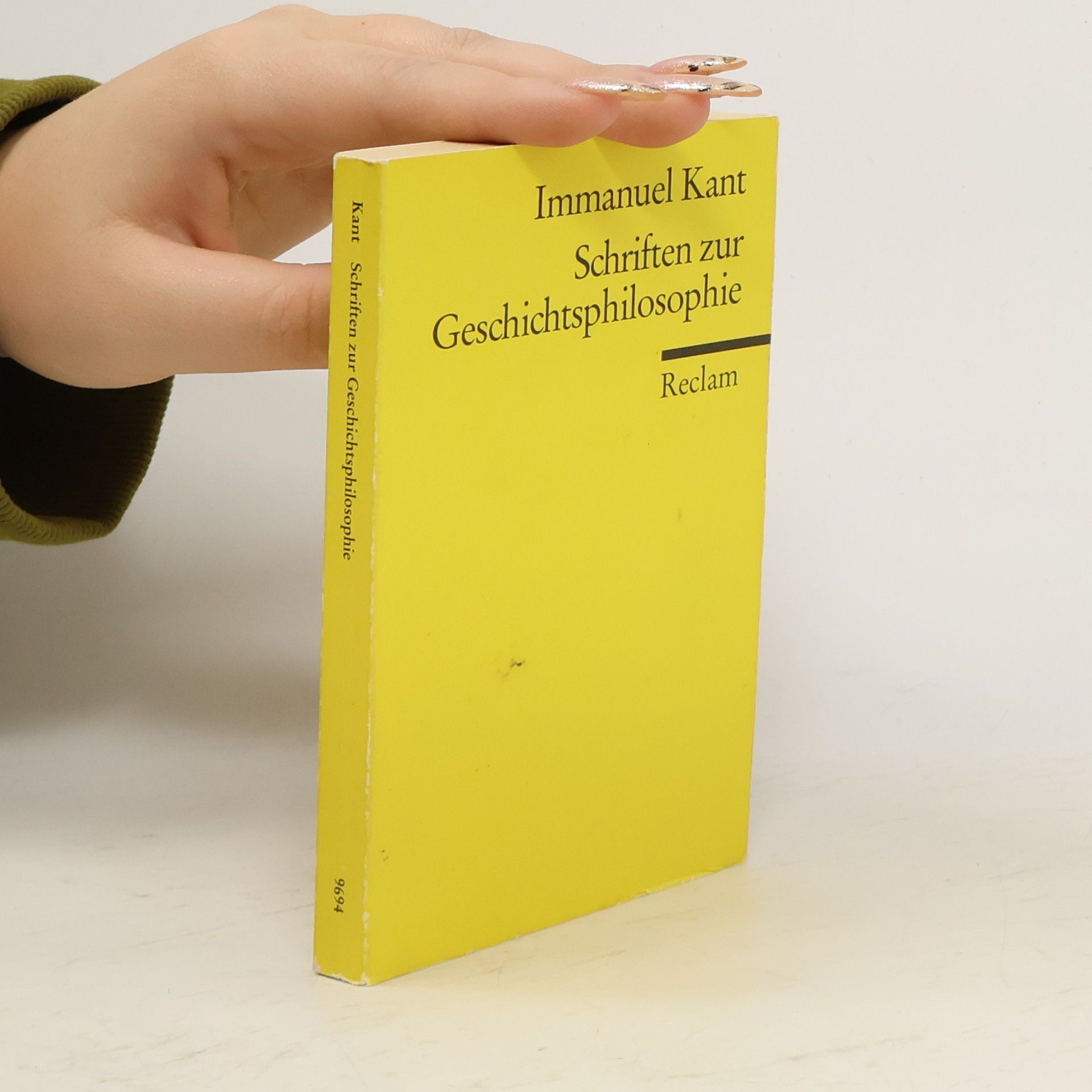 Immanuel Kant Schriften zur Geschichtsphilosophie