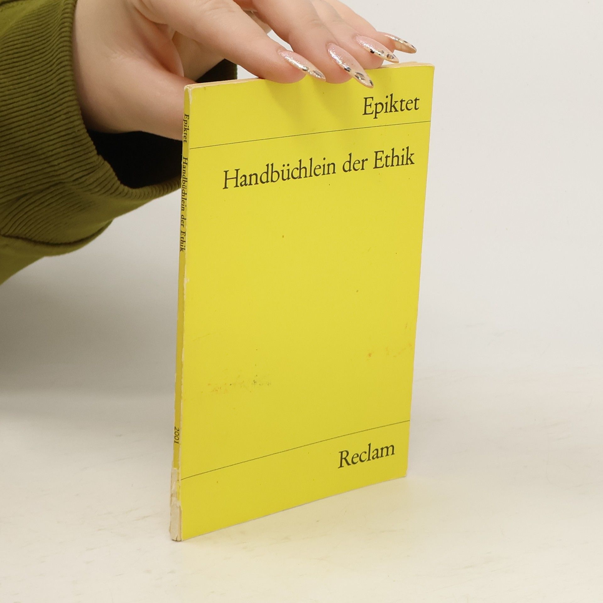 Epiktétos Handbüchlein der Ethik