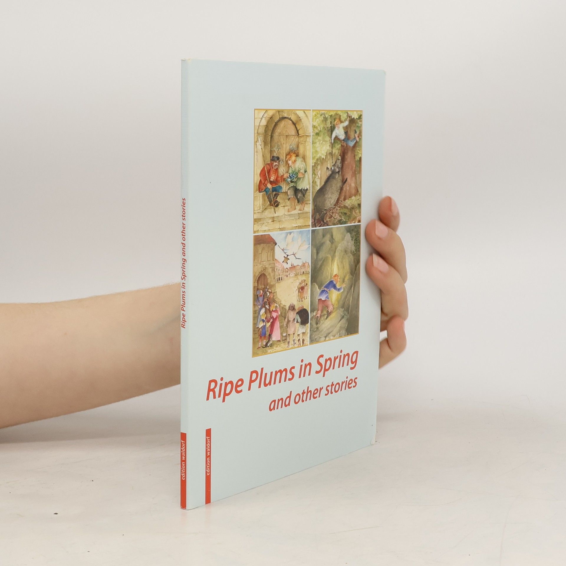 Ripe plums in spring