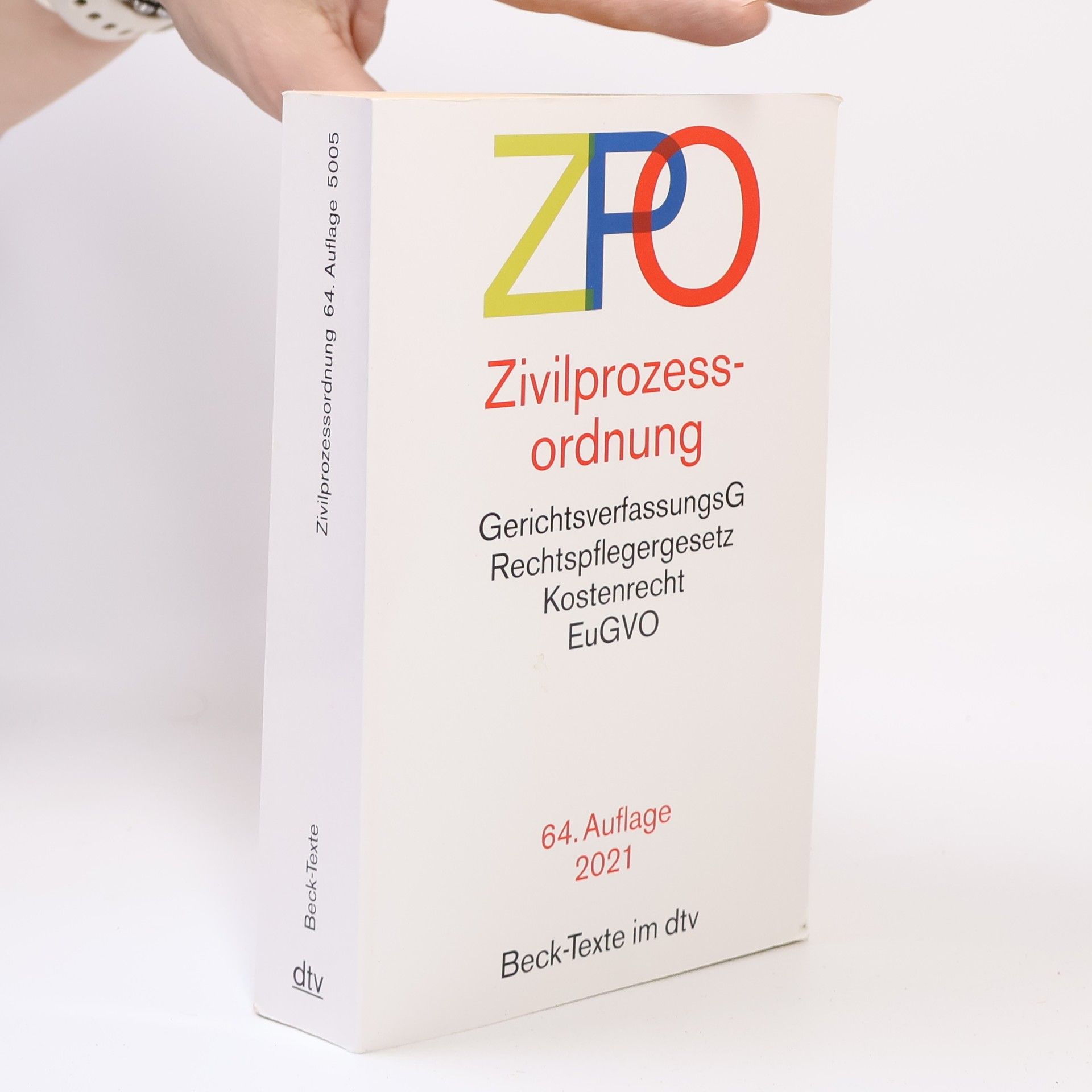 Collectif d'auteurs Zivilprozessordnung 64. Auflage 5005