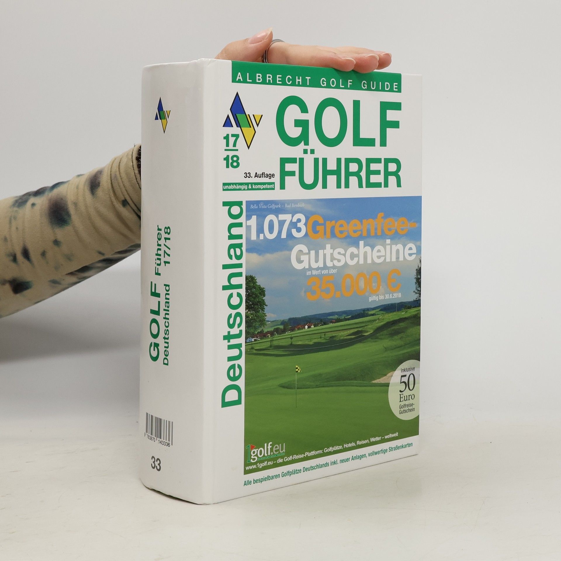 AA.VV. Albrecht Golf Guide Golf Führer Deutschland 2017/18 inklusive Gutscheinbuch