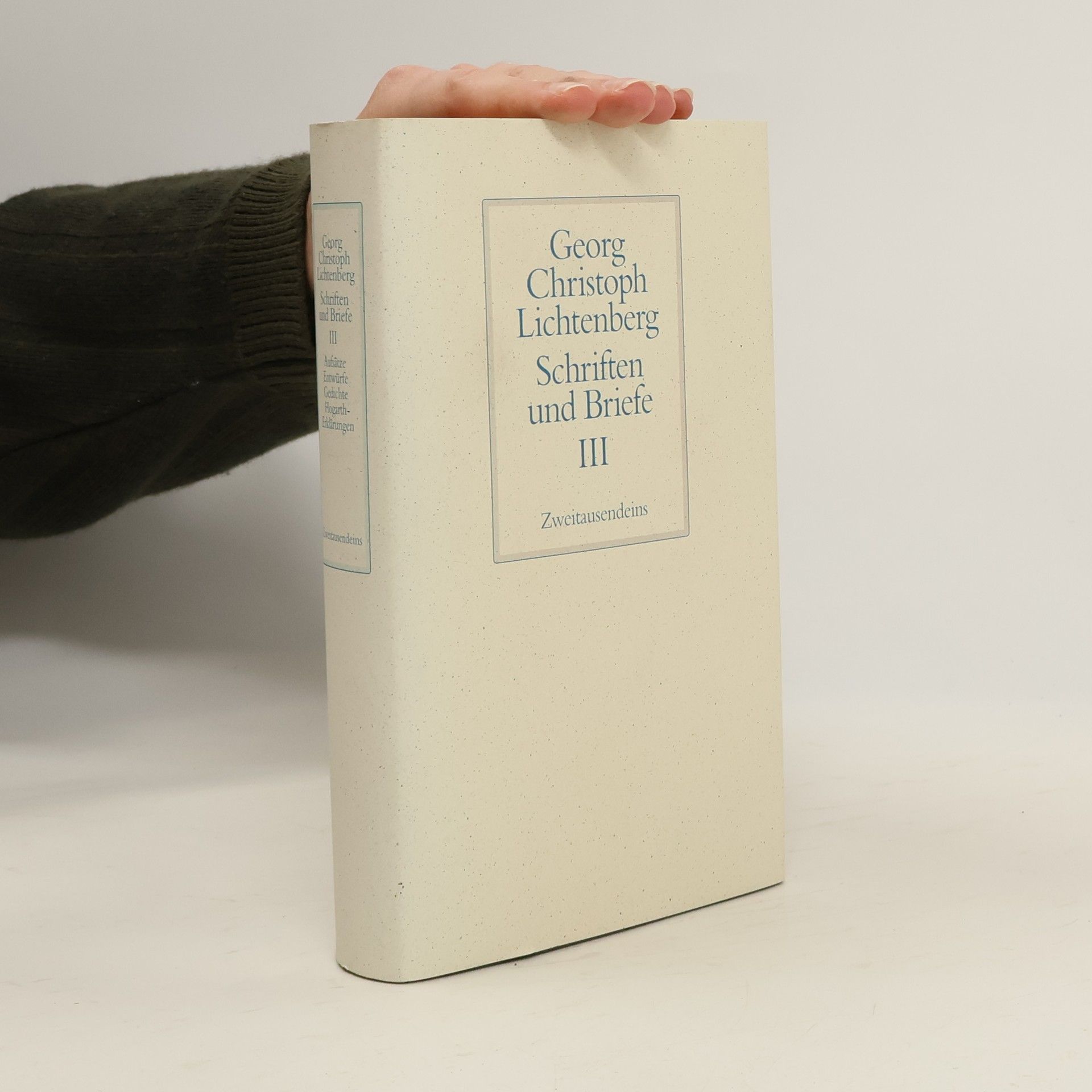 Georg Christoph Lichtenberg Schriften und Briefe III.