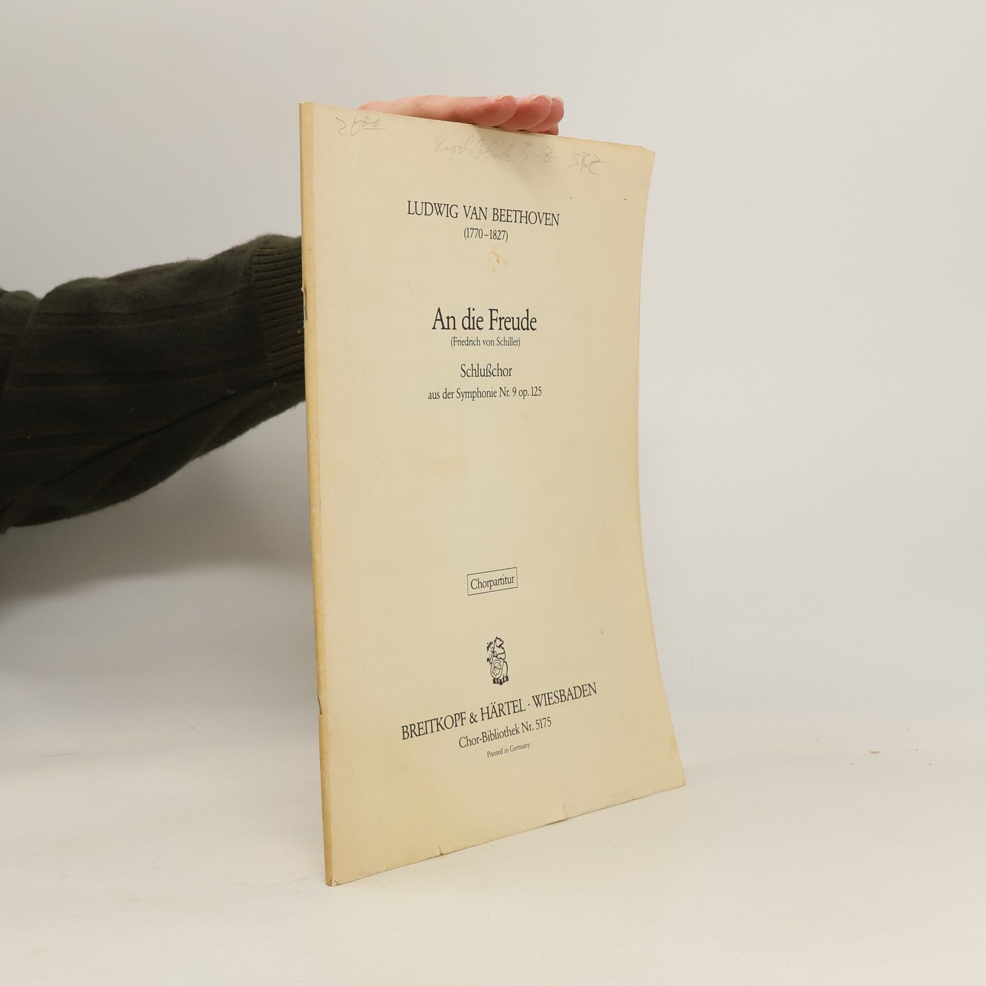Ludwig van Beethoven An die Freude