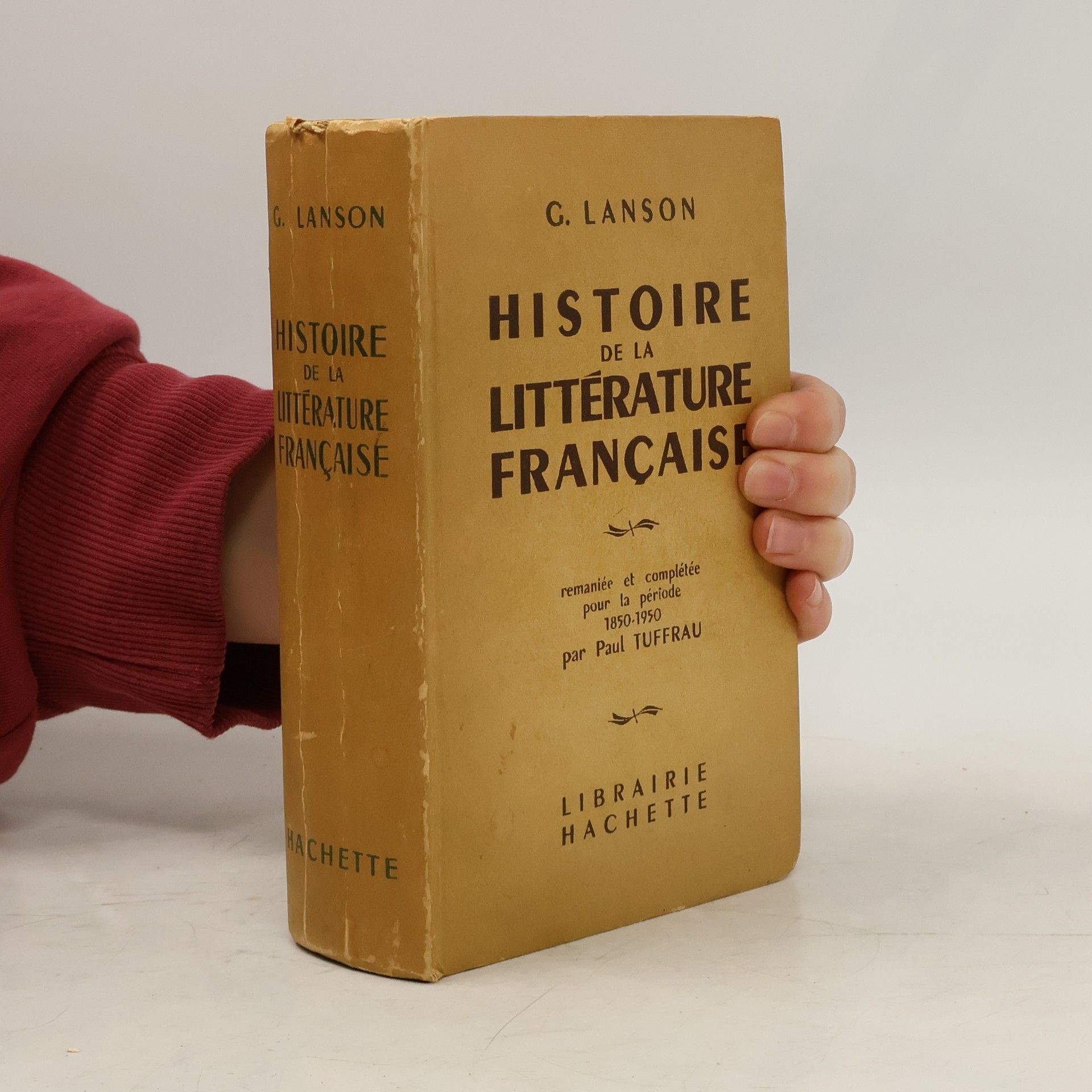 G. Lanson Histoire de la littérature francaise