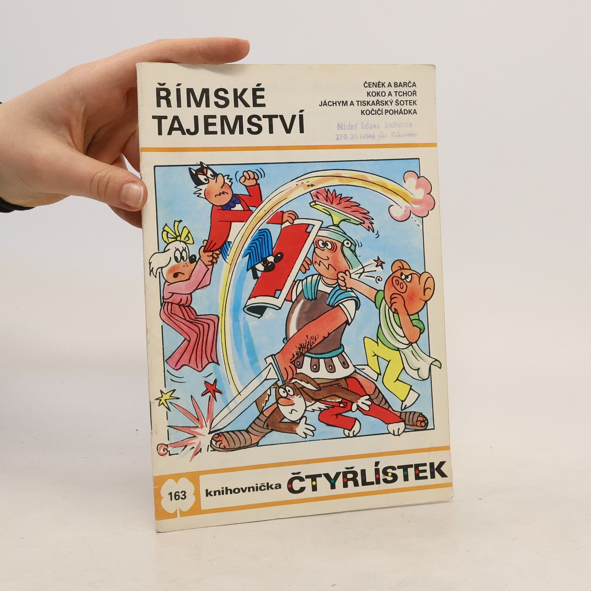 Jaroslav Němeček Čtyřlístek 163. Římské tajemství