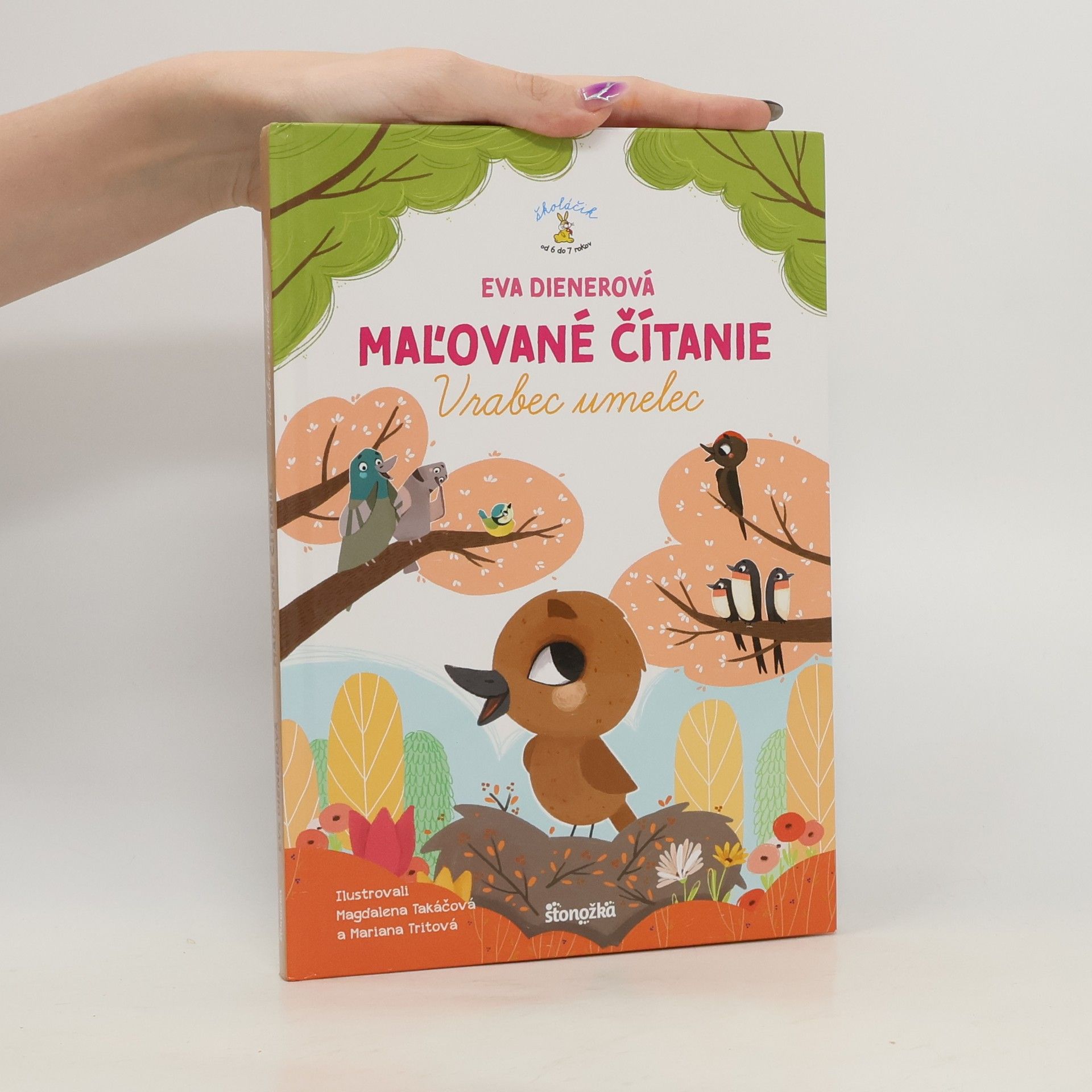 Maľované čitanie. Vrabec umelec