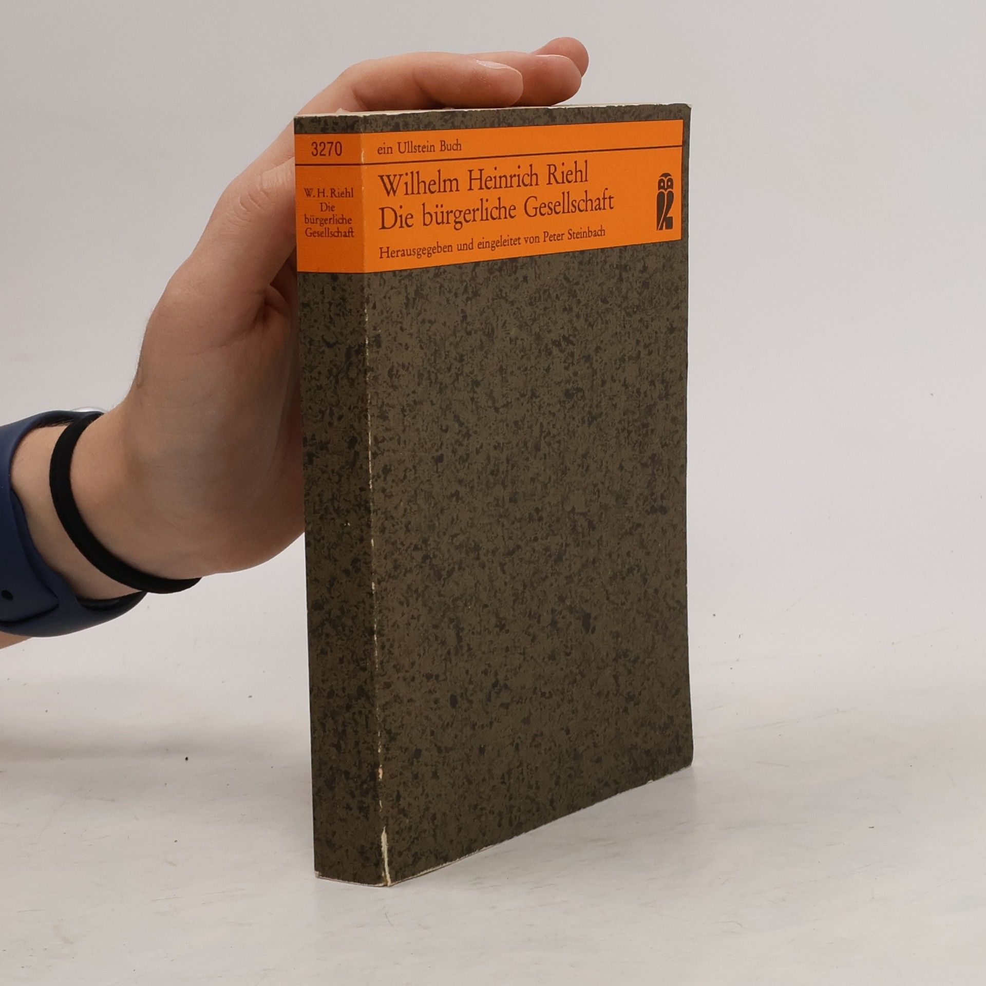 Wilhelm Heinrich Riehl Die bürgerliche Gesellschaft