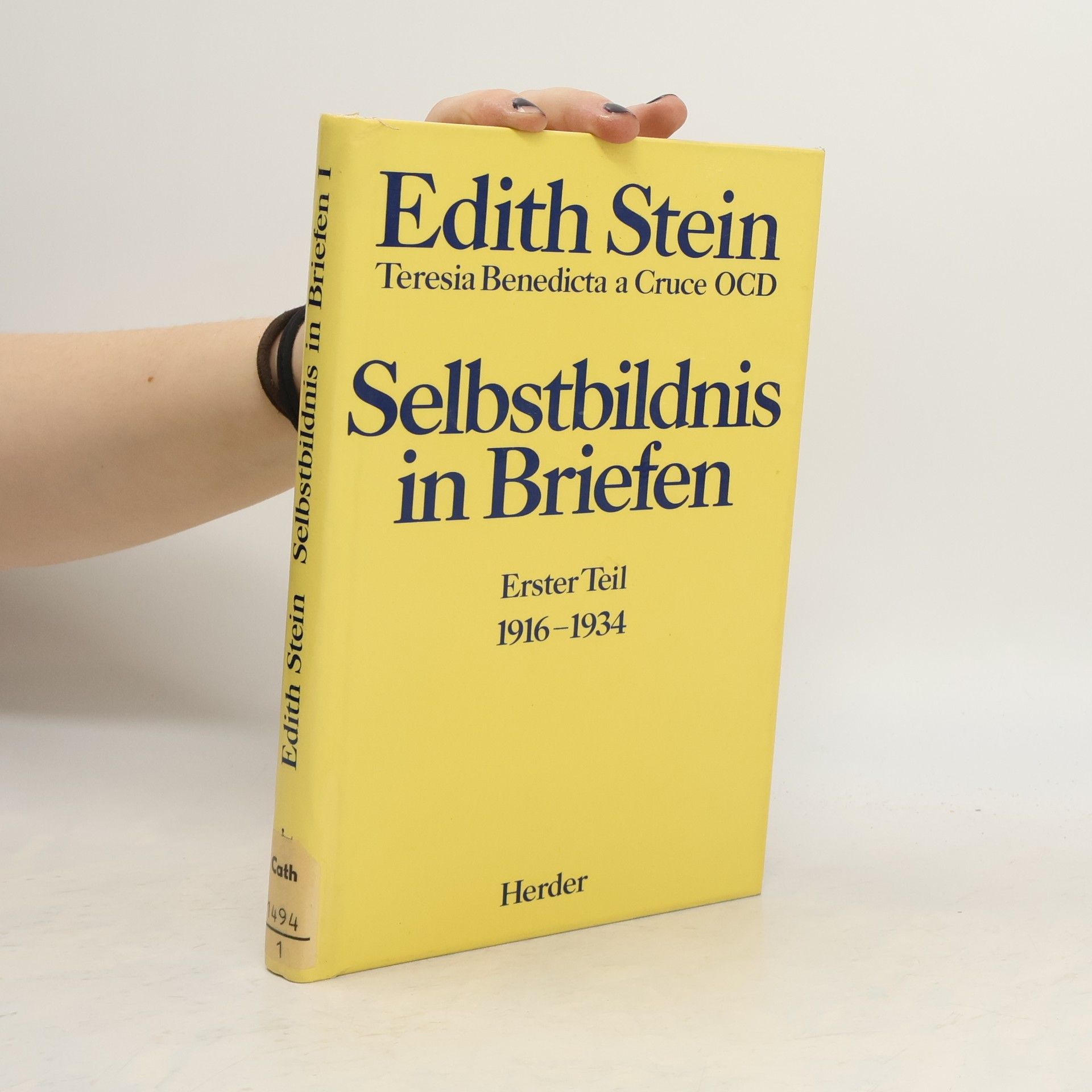 Saint Edith Stein Selbstbildnis in Briefen 1