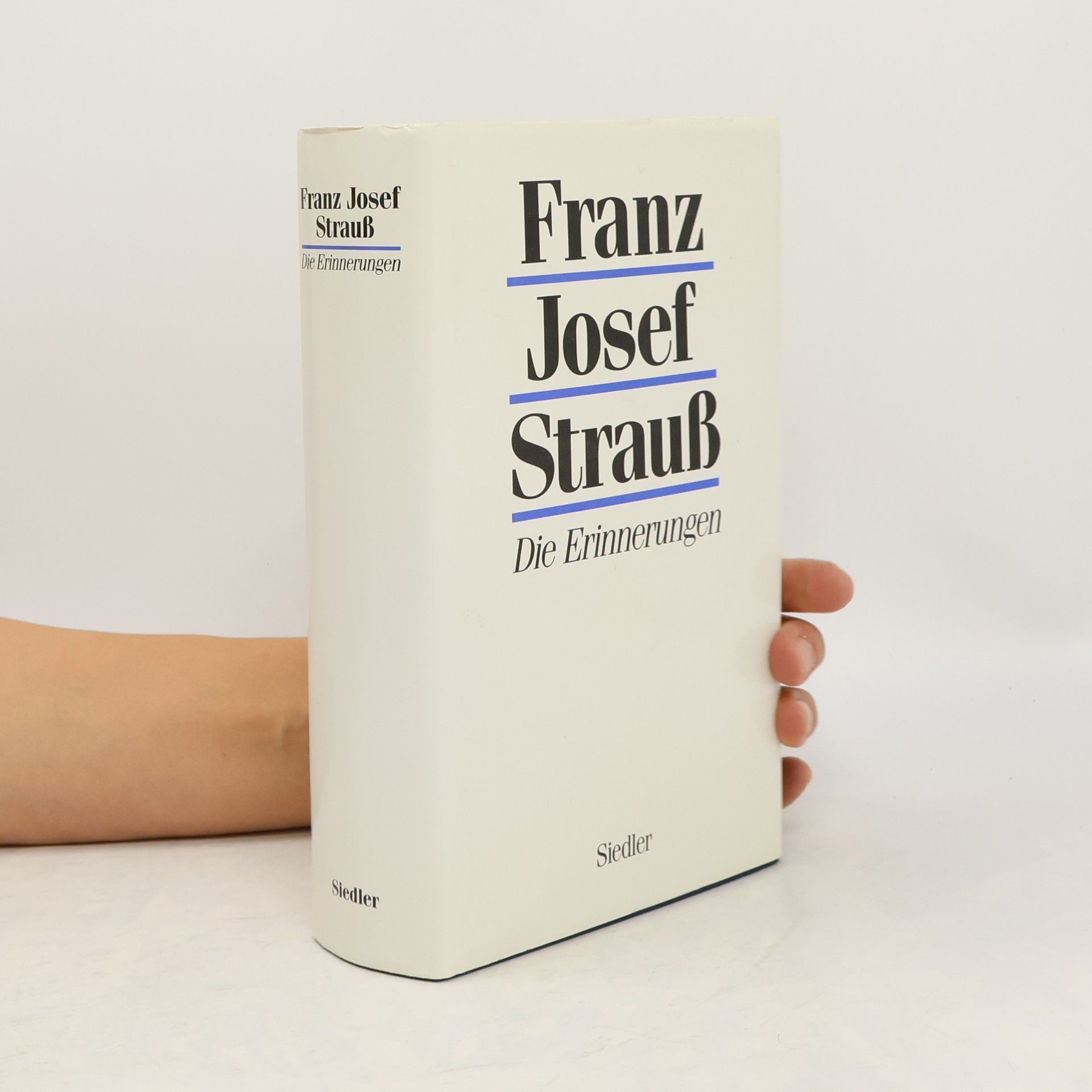 Franz Josef Strauß Die Erinnerungen