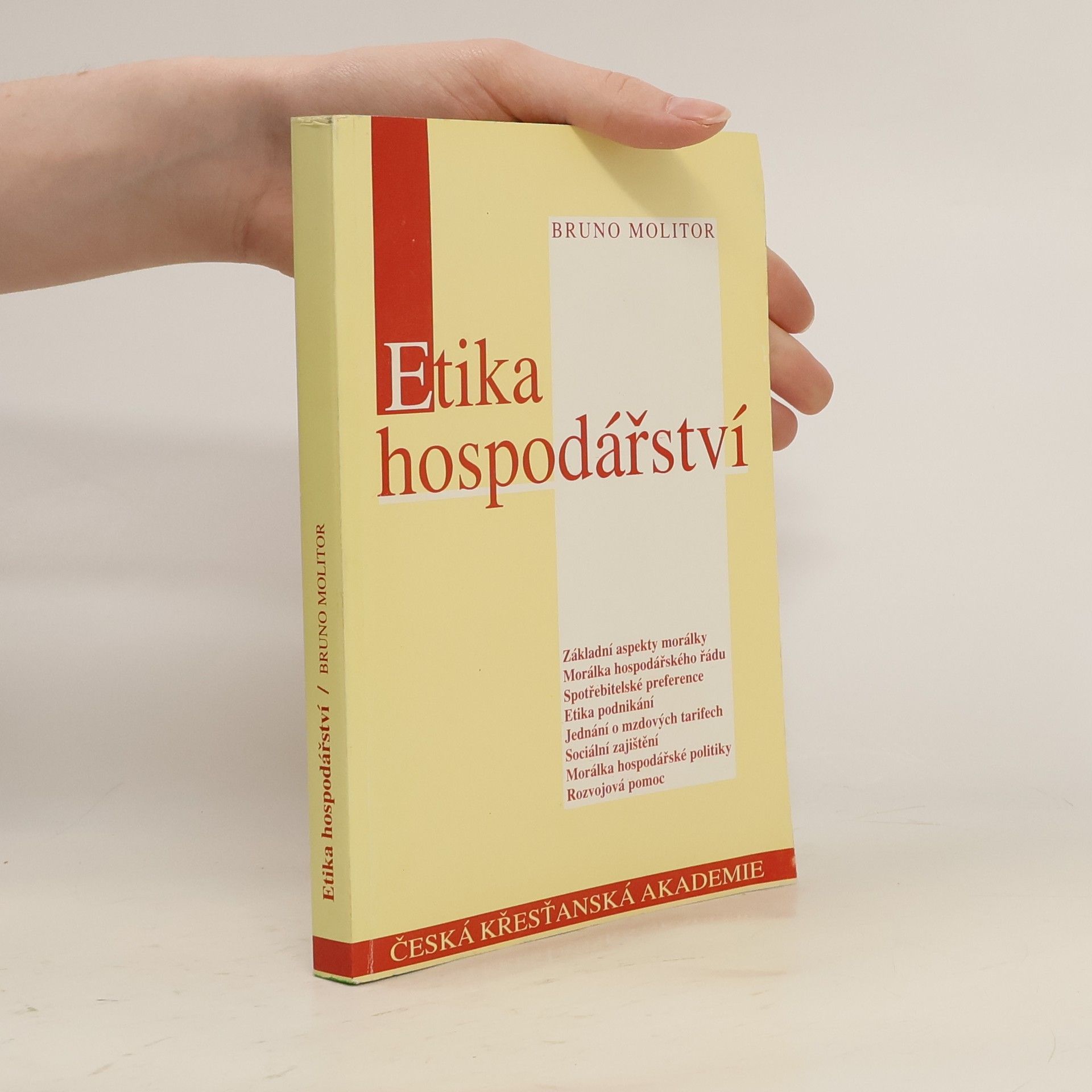 Bruno Molitor Etika hospodářství