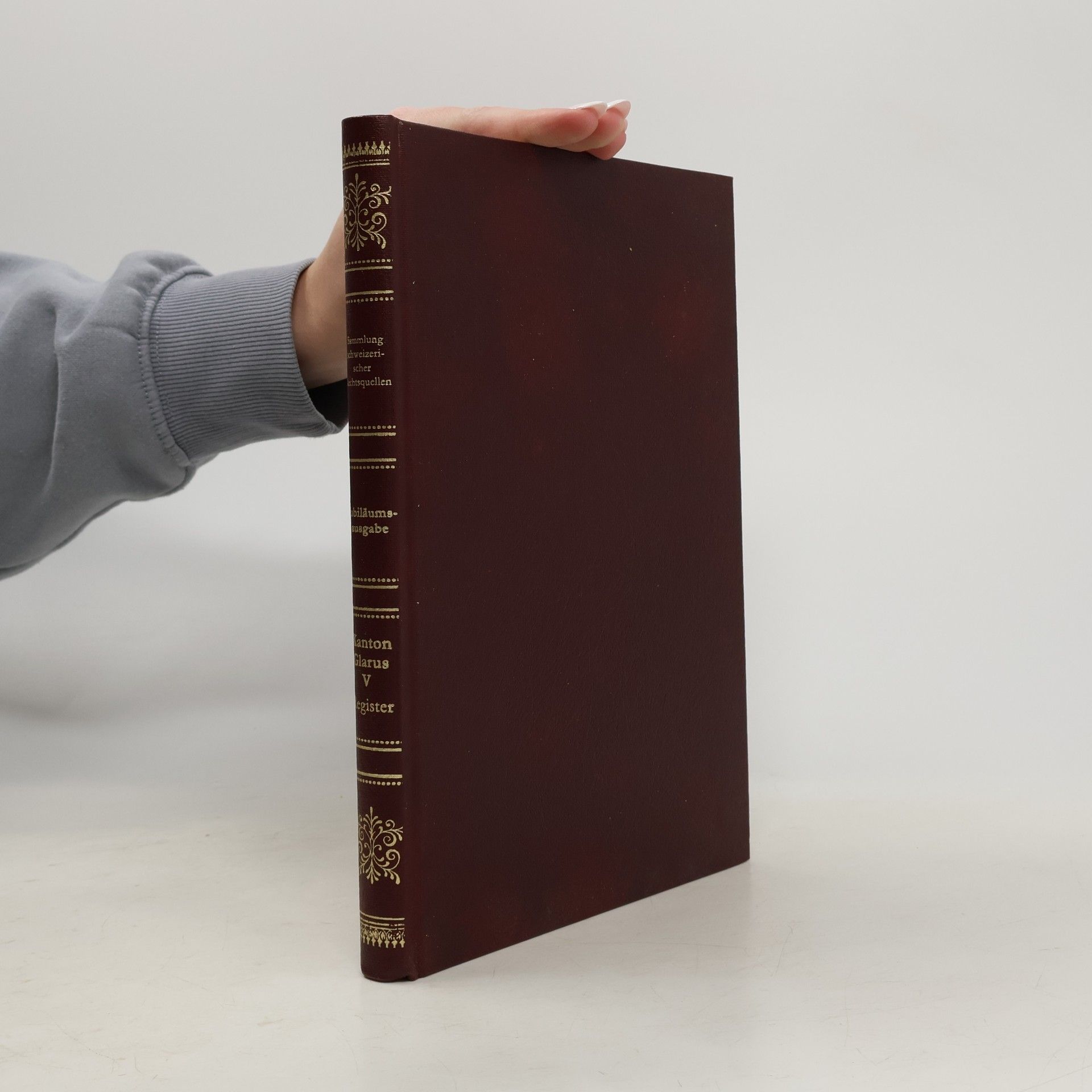 Collectif d'auteurs Sammlung Schweizerischer Rechtsquellen. Kanton Glarus V. Register