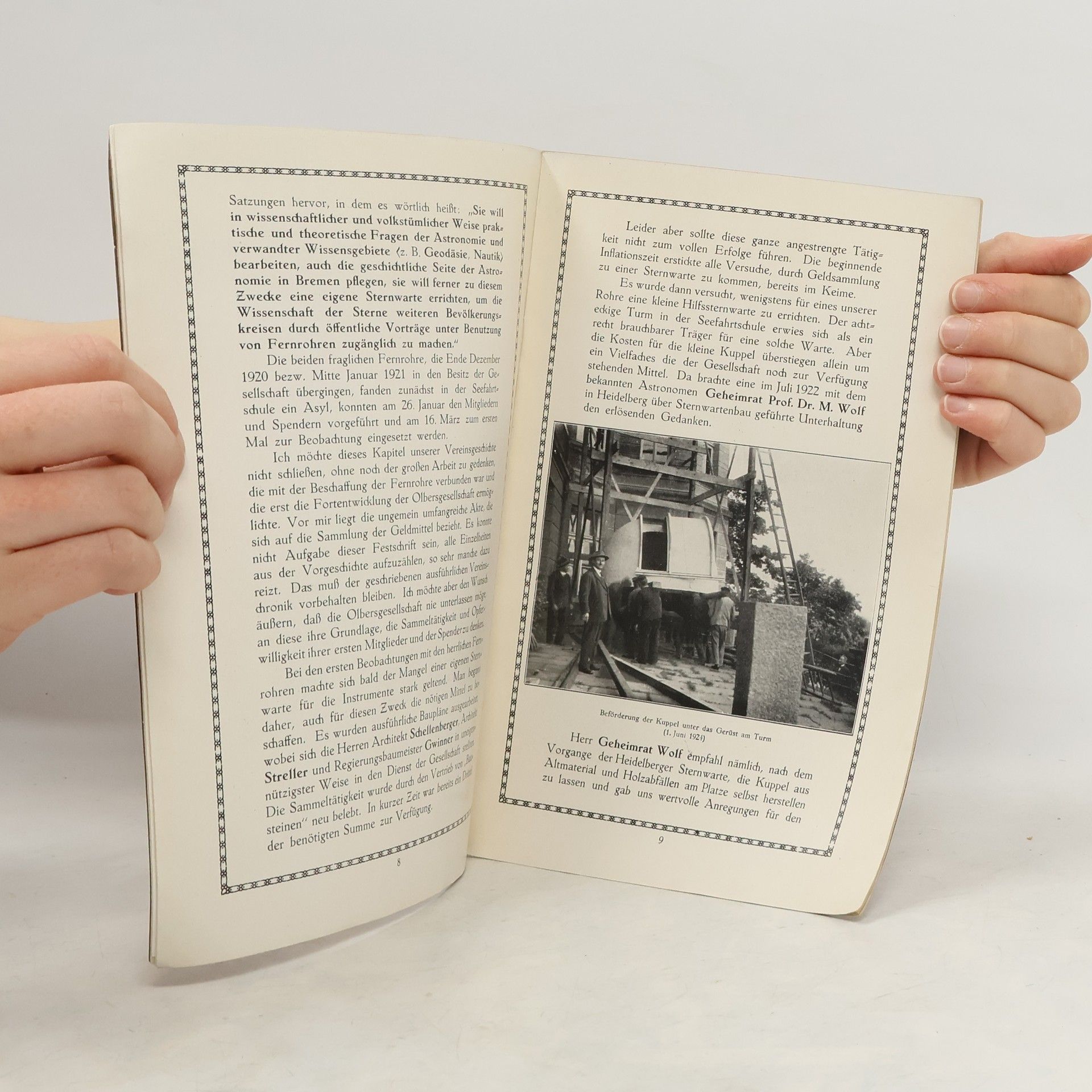 kolektiv Festschrift anlässlich der Einweihung ihrer Sternwarte auf dem achteckigen Turme der Bremer Seefahrtschule