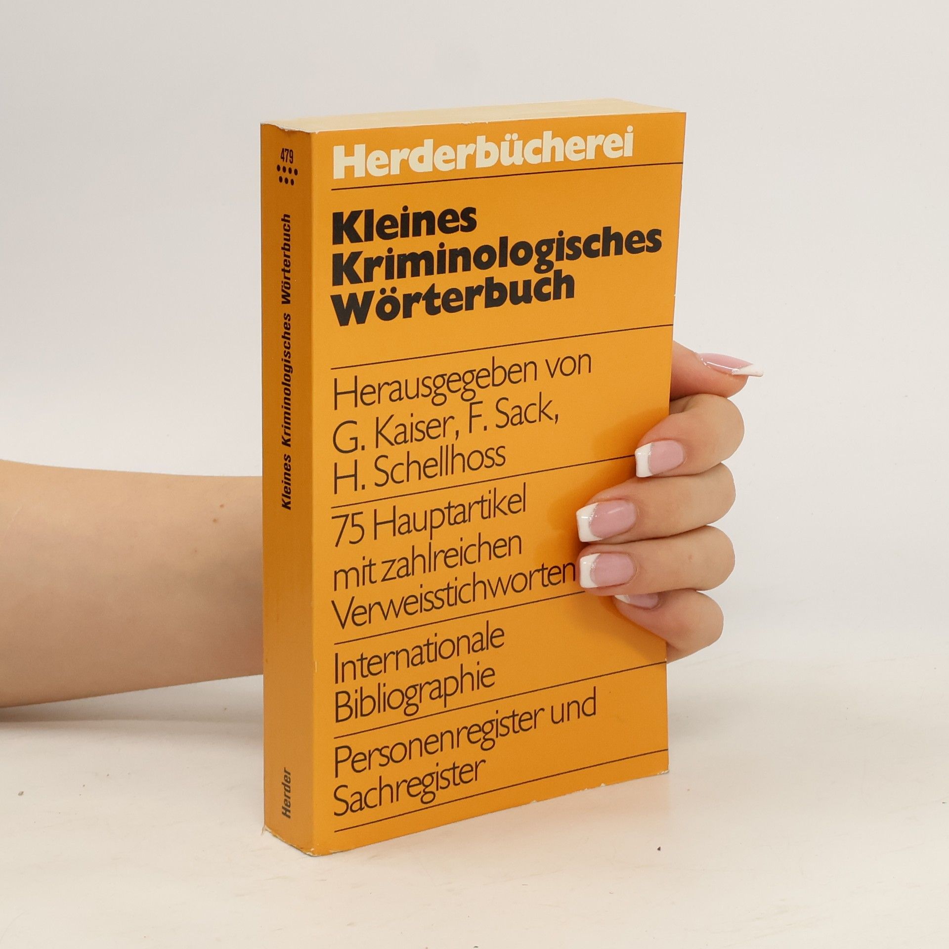 Günther Kaiser Kleines kriminologisches Wörterbuch