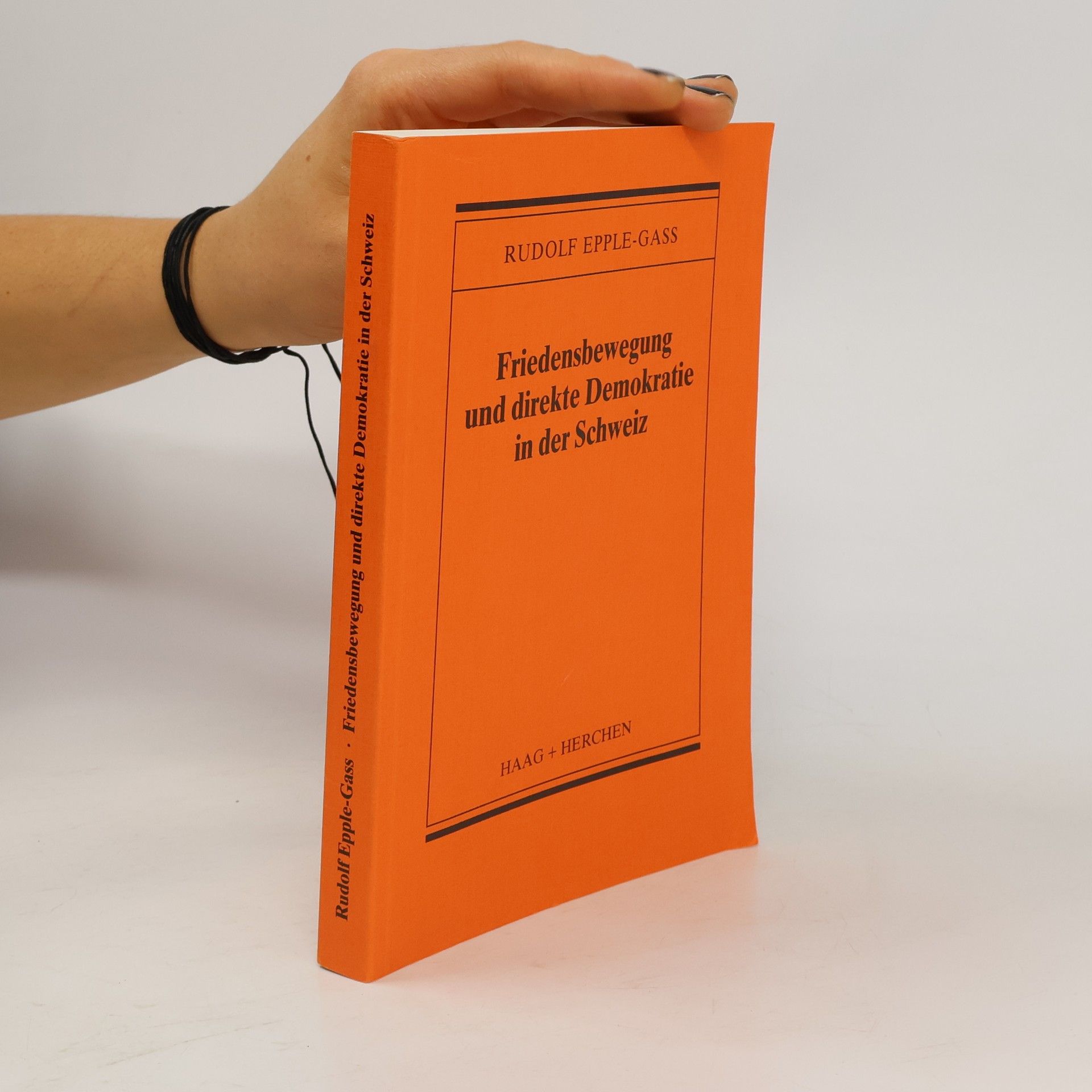 Ruedi Epple Friedensbewegung und direkte Demokratie in der Schweiz